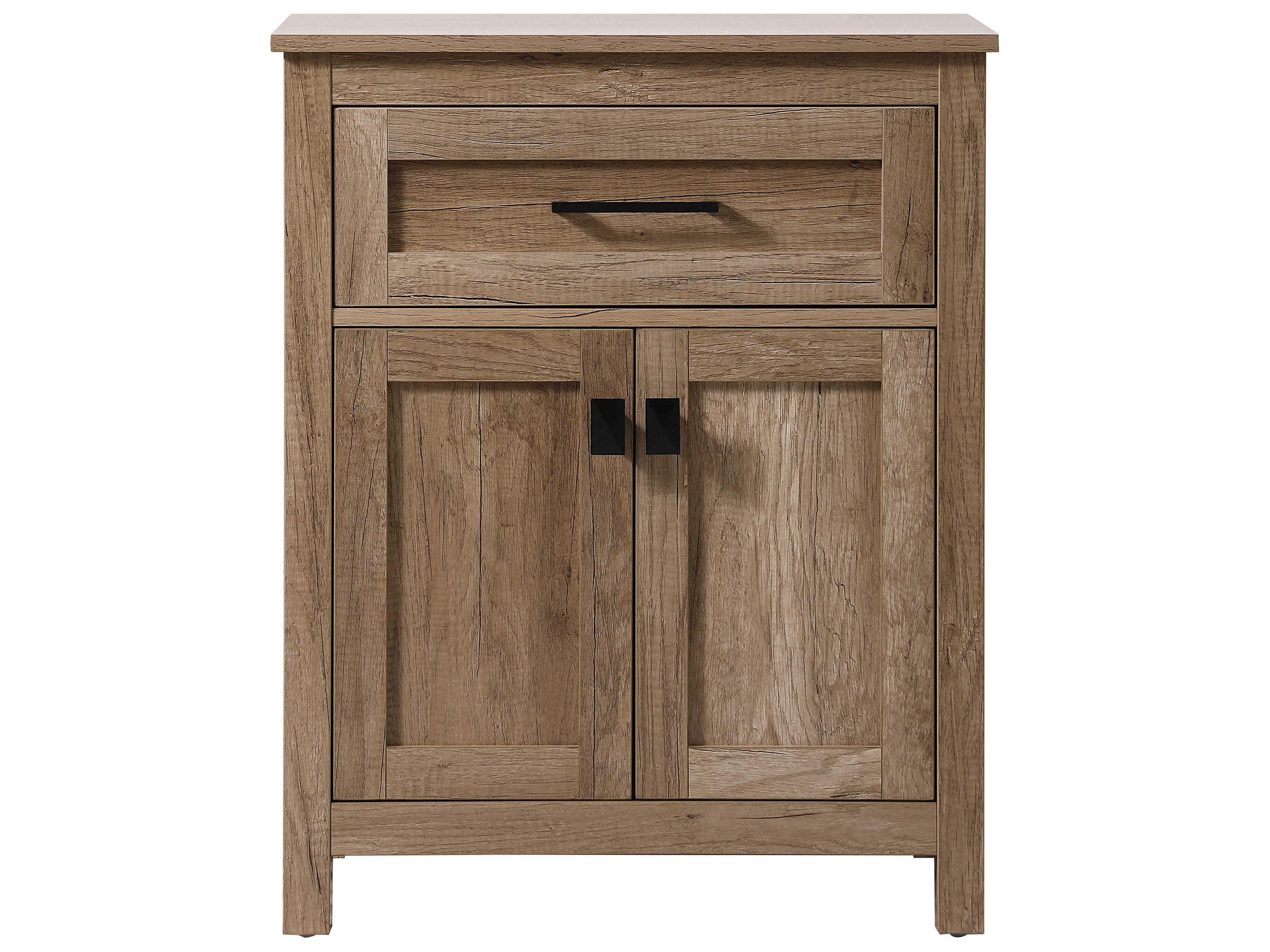 Elegant Lighting Adian Natural Oak Bathroom Storage