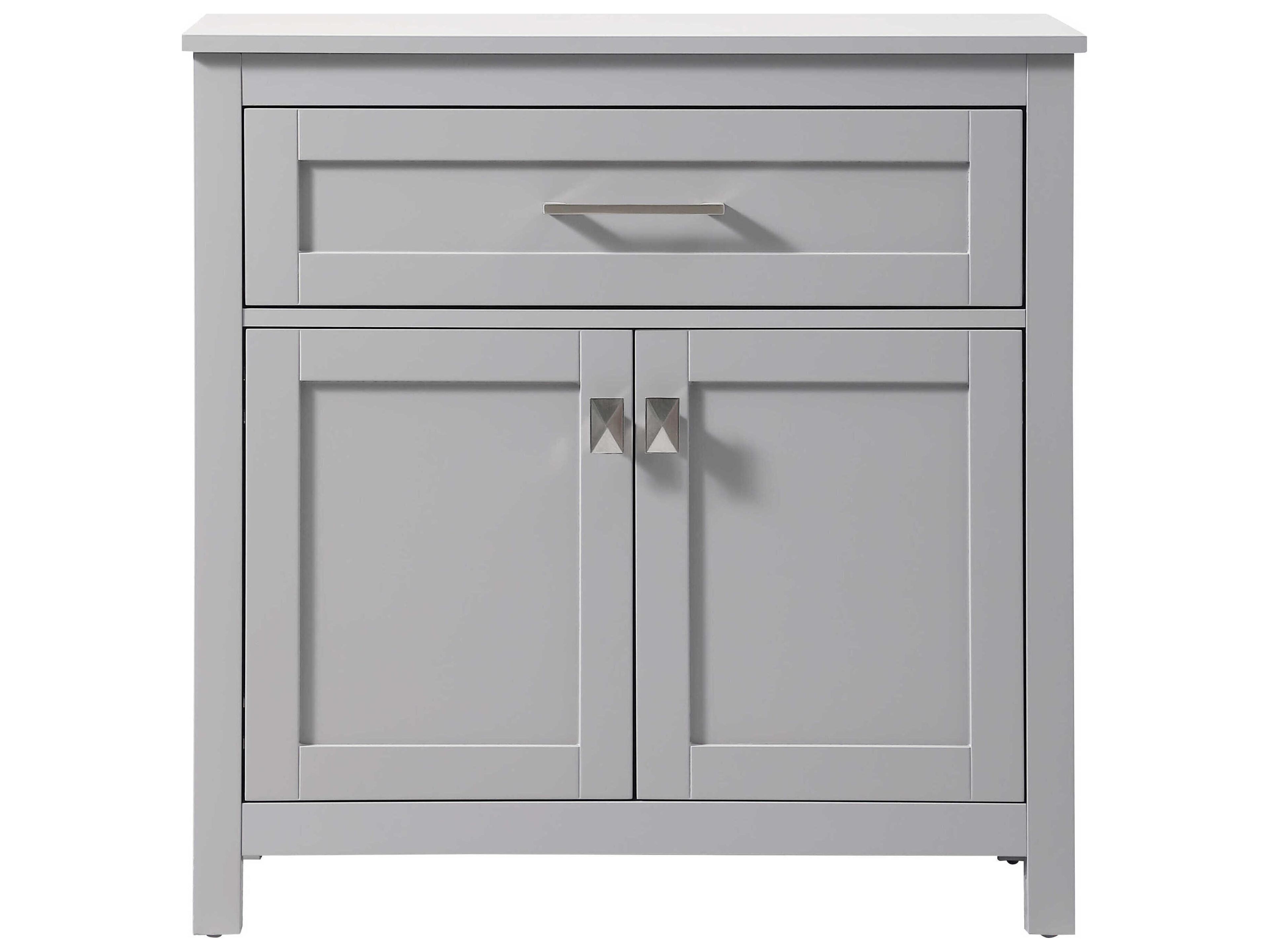 Elegant Lighting Adian Grey Bathroom Storage