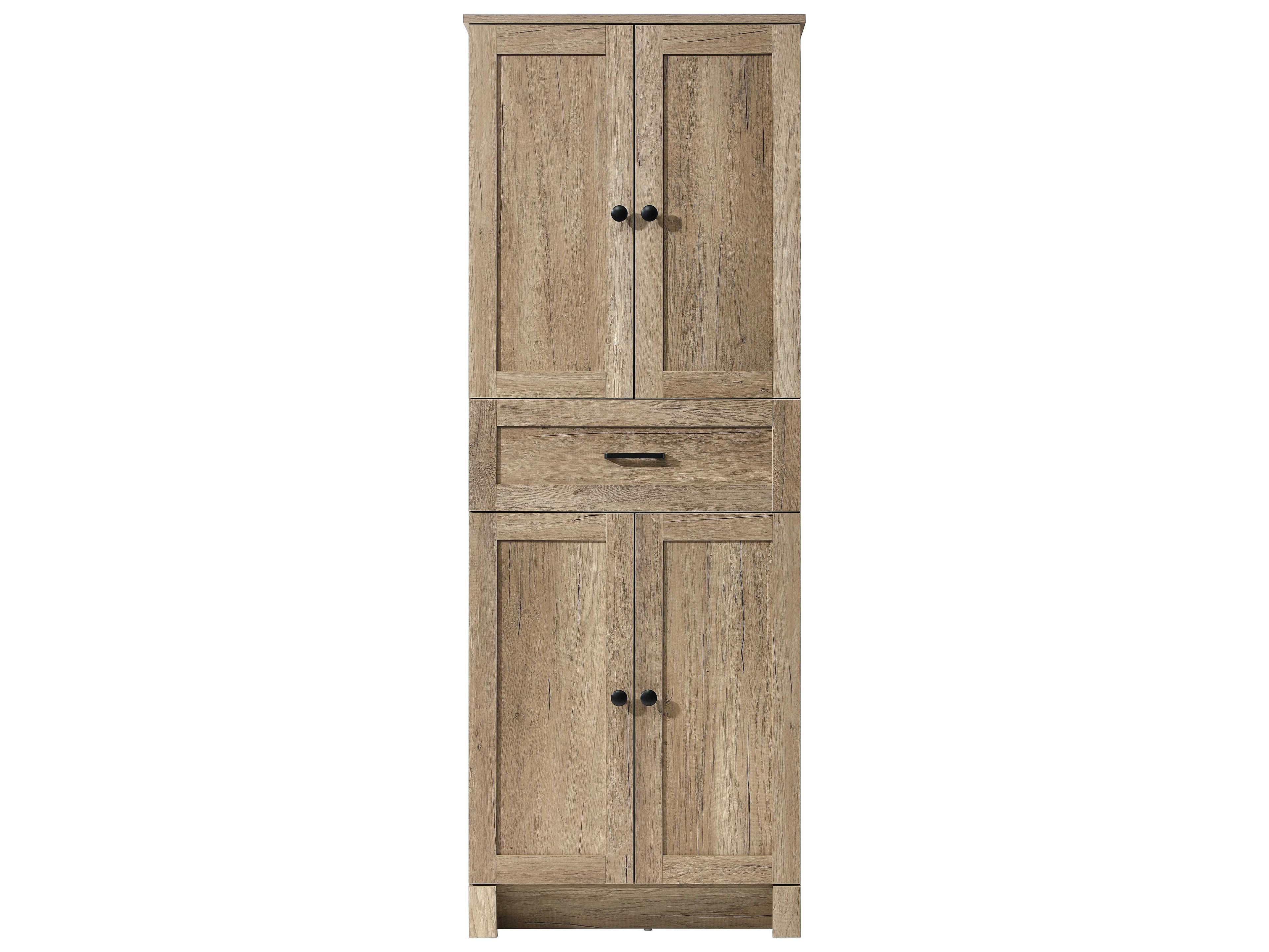 Elegant Lighting Soma Natural Oak Brown Bath Storage Cabinet