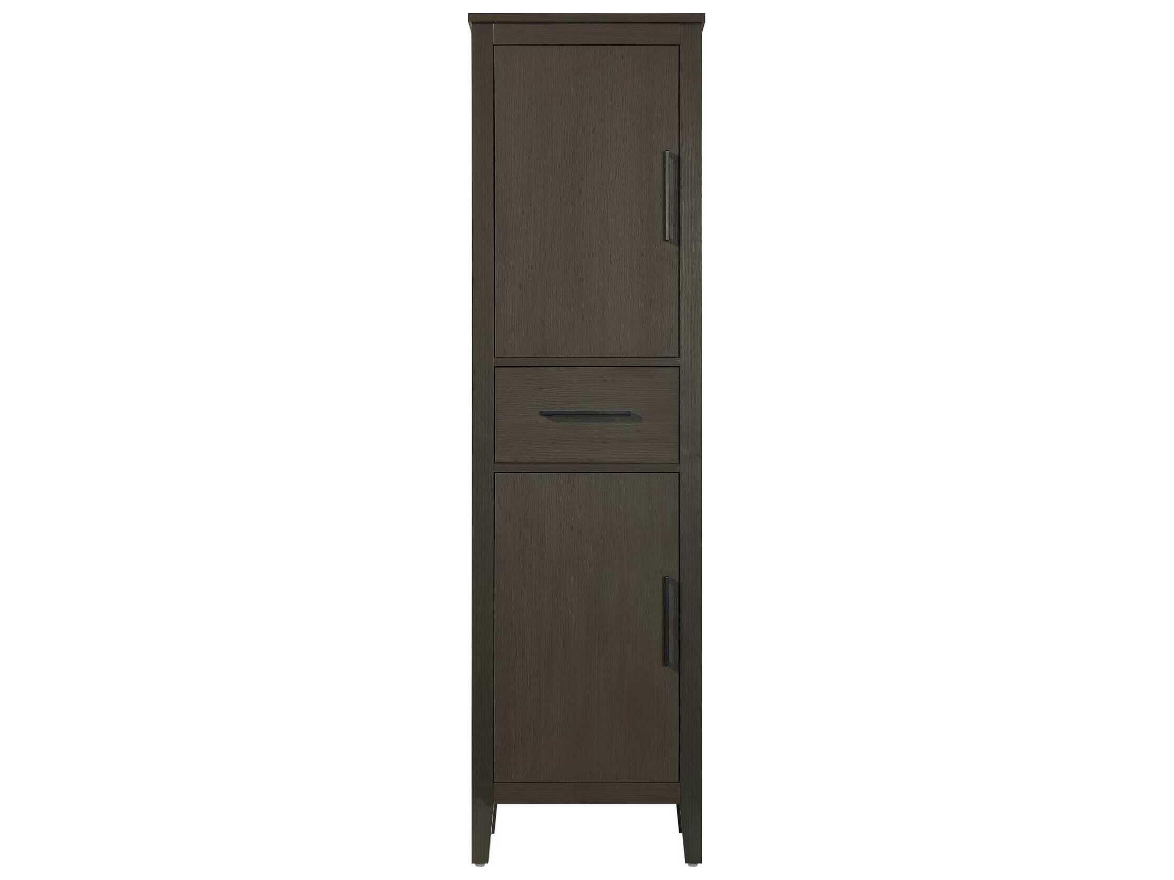 Elegant Lighting Millie Mocha Brown Rubberwood Bath Storage Cabinet