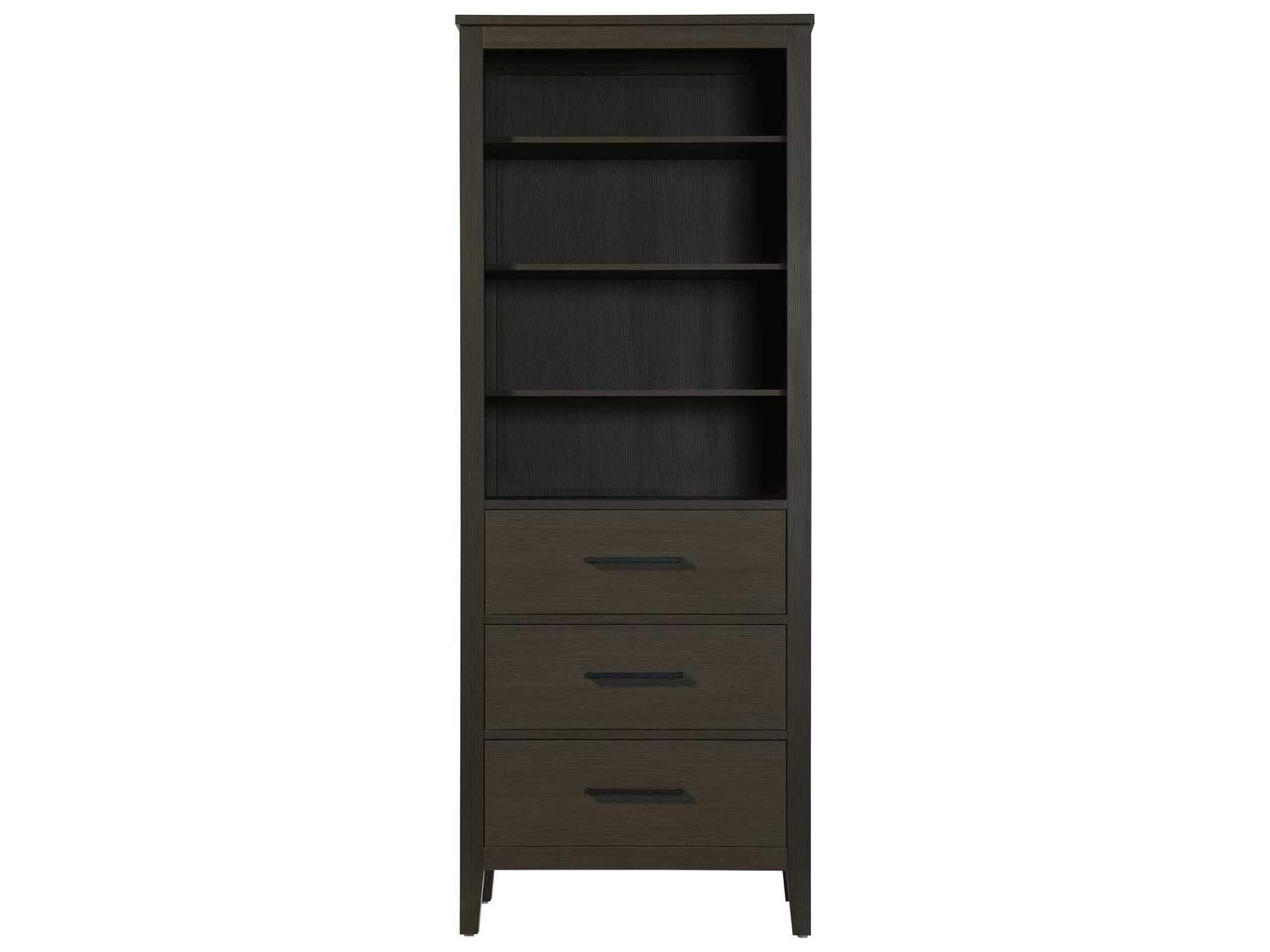 Elegant Lighting Millie Mocha Brown Rubberwood Open Shelving Bath Storage Cabinet