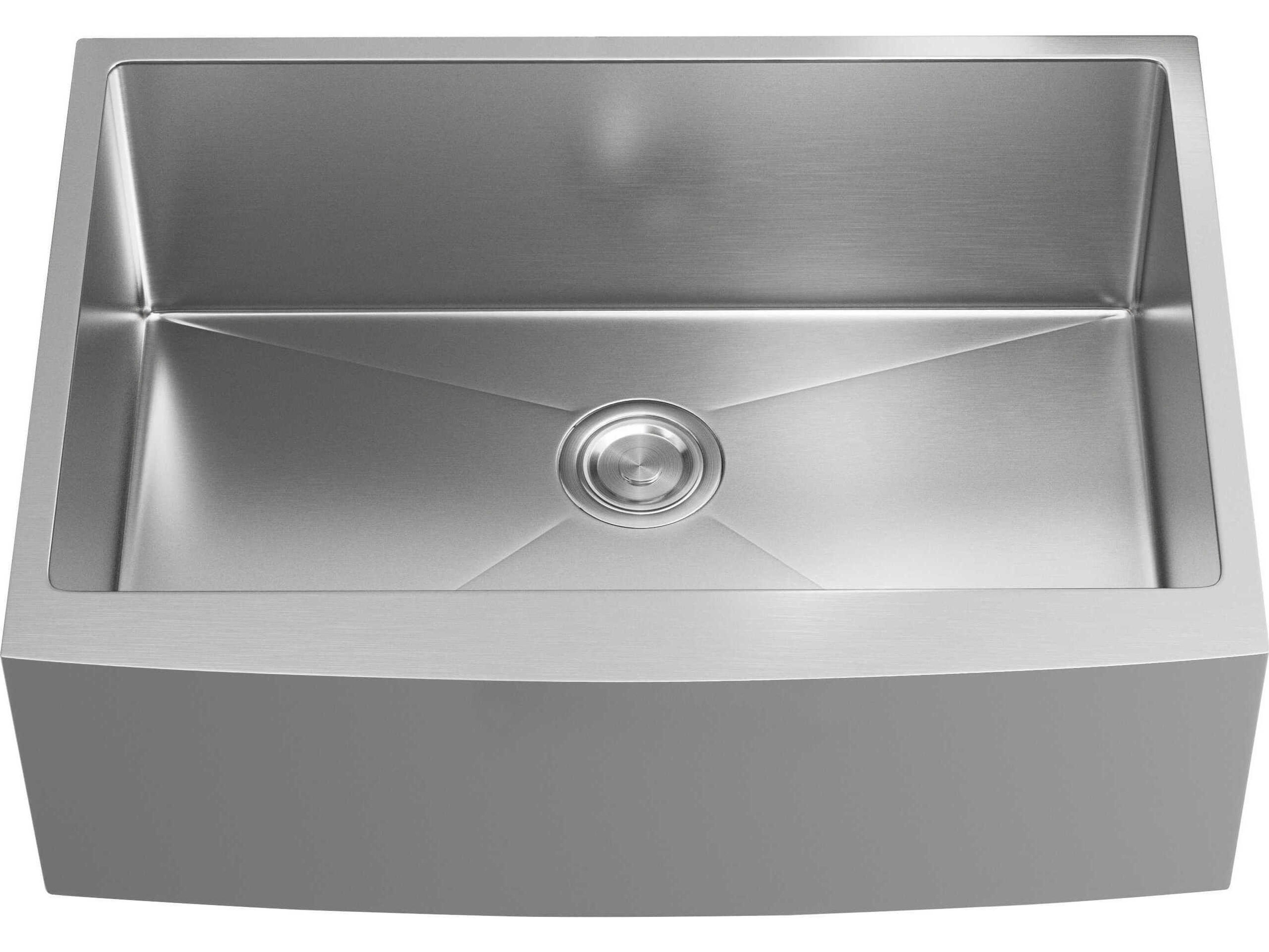 Elegant Lighting Montgomery Stainless Steel Farmhouse Kitchen Sink