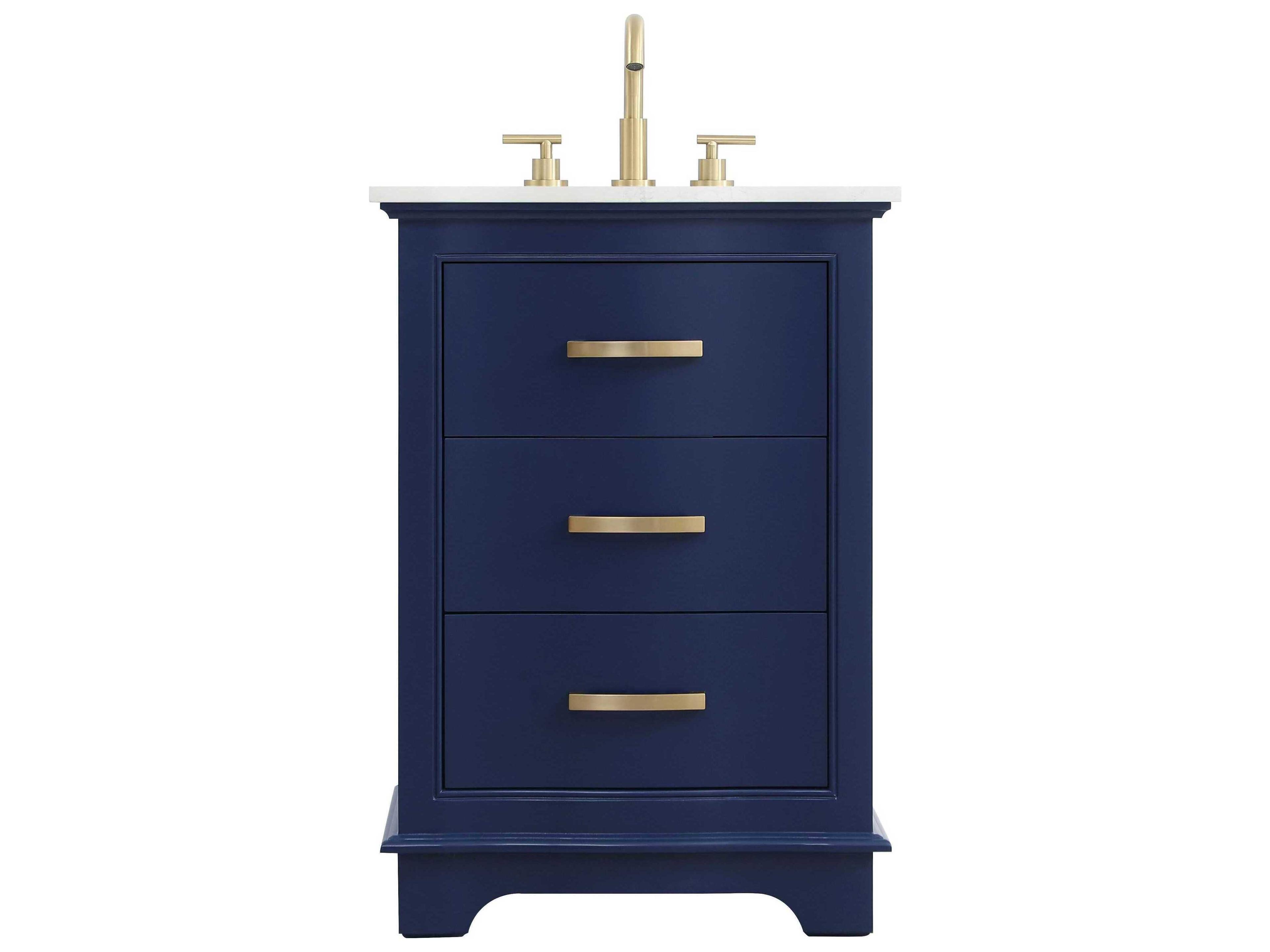 Elegant Lighting Knox Blue 24" Vanity