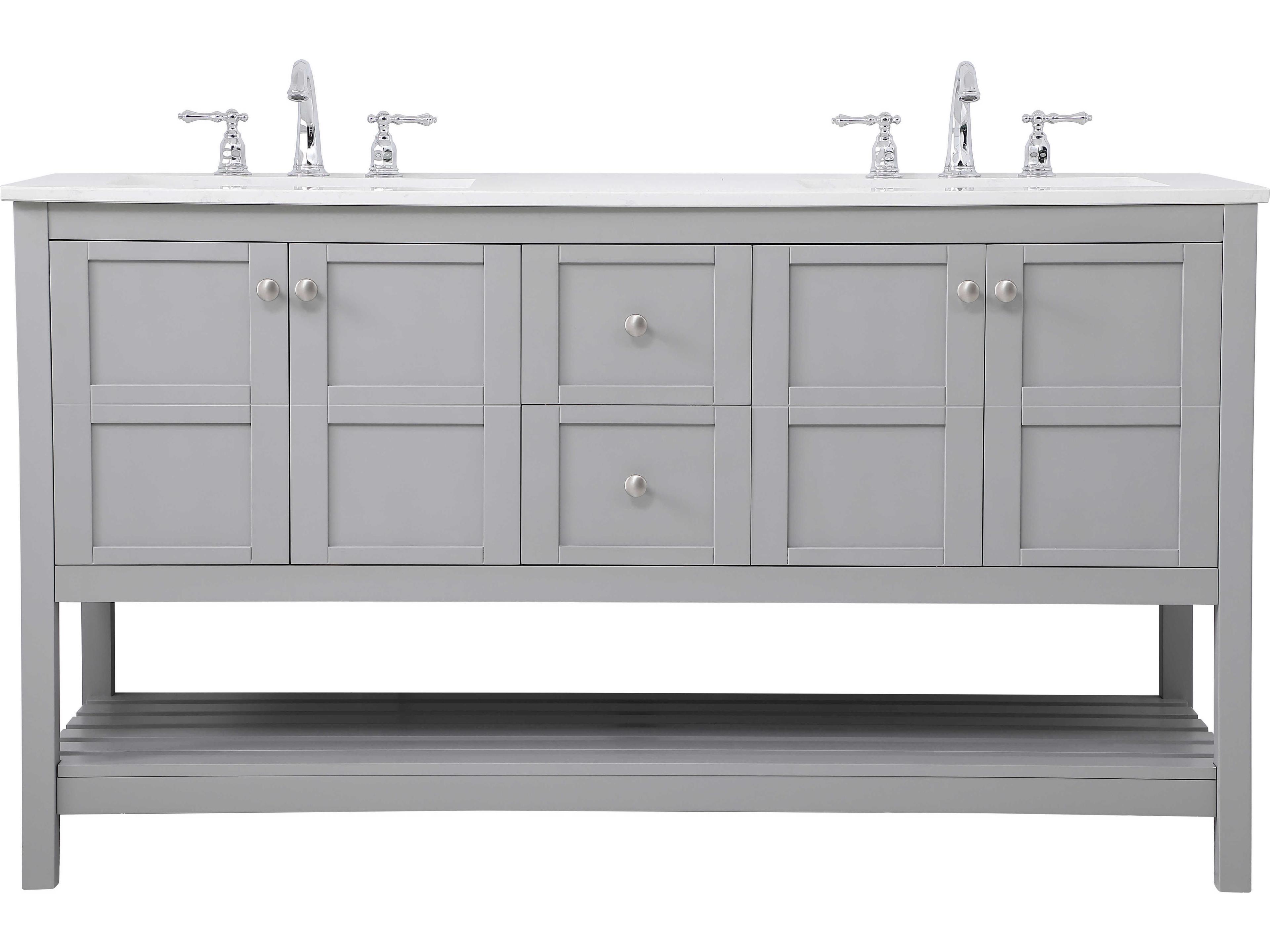 Elegant Lighting Theo Gray 60" Vanity