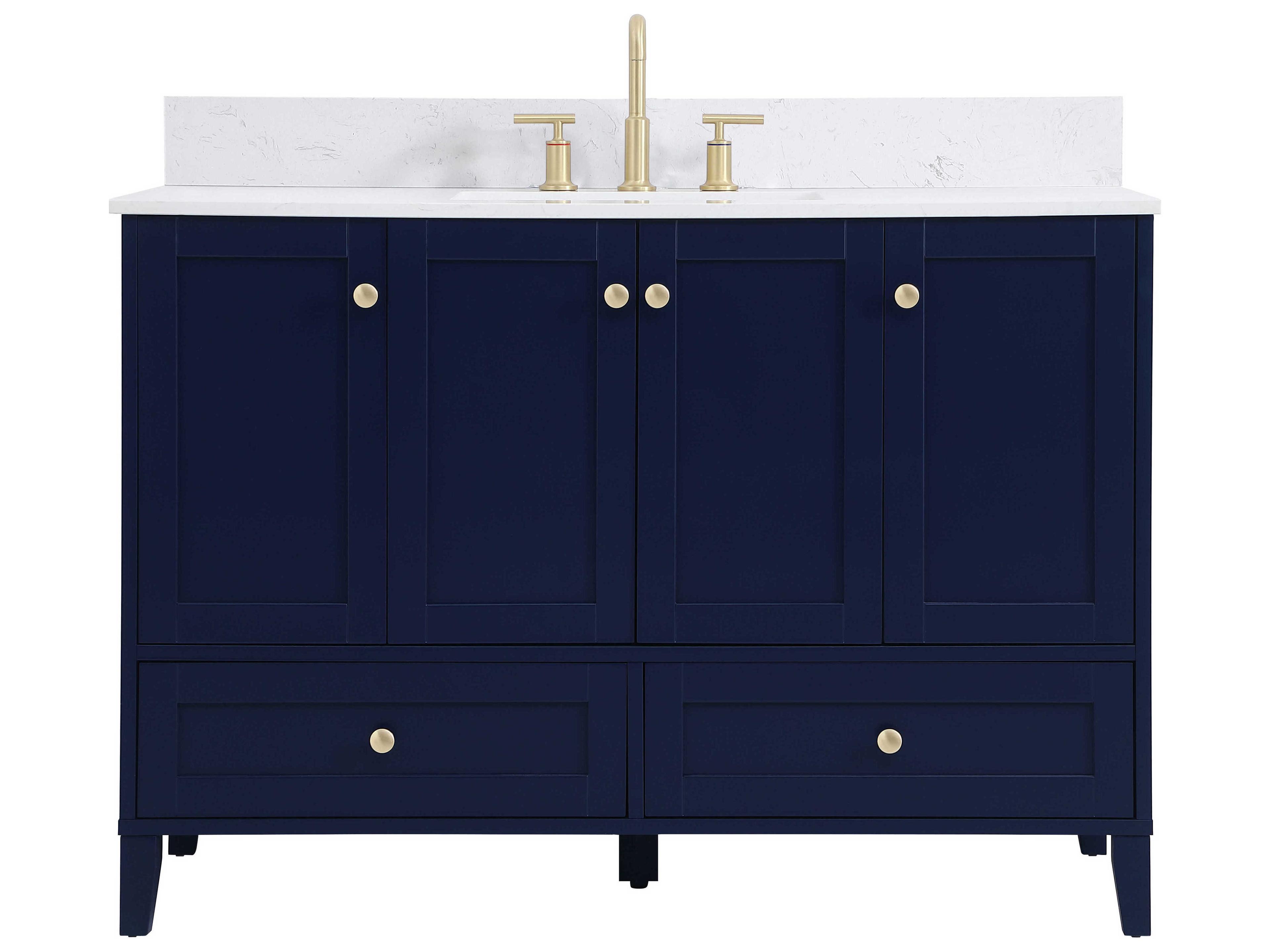 Sommerville Blue 48" Vanity with Backsplash