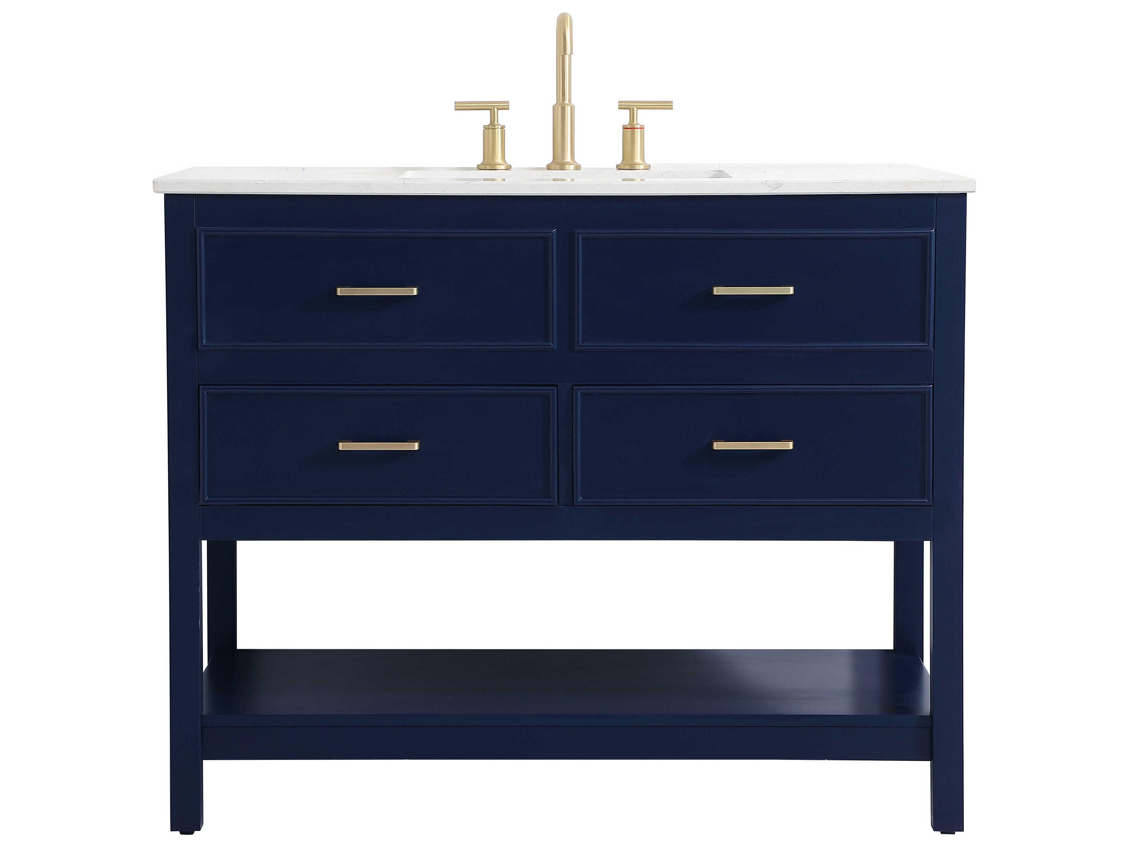 Elegant Lighting Sinclaire Blue 42" Vanity