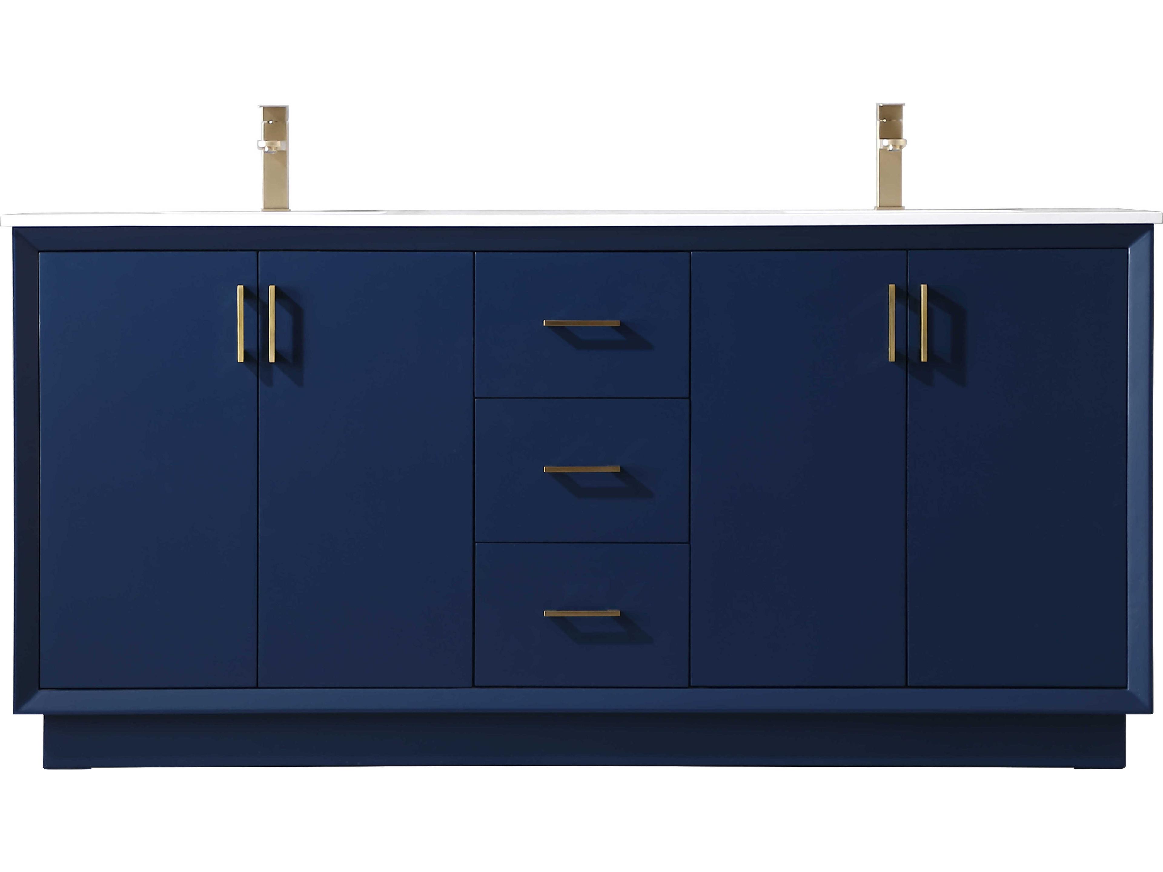 Hayes Blue Vanity