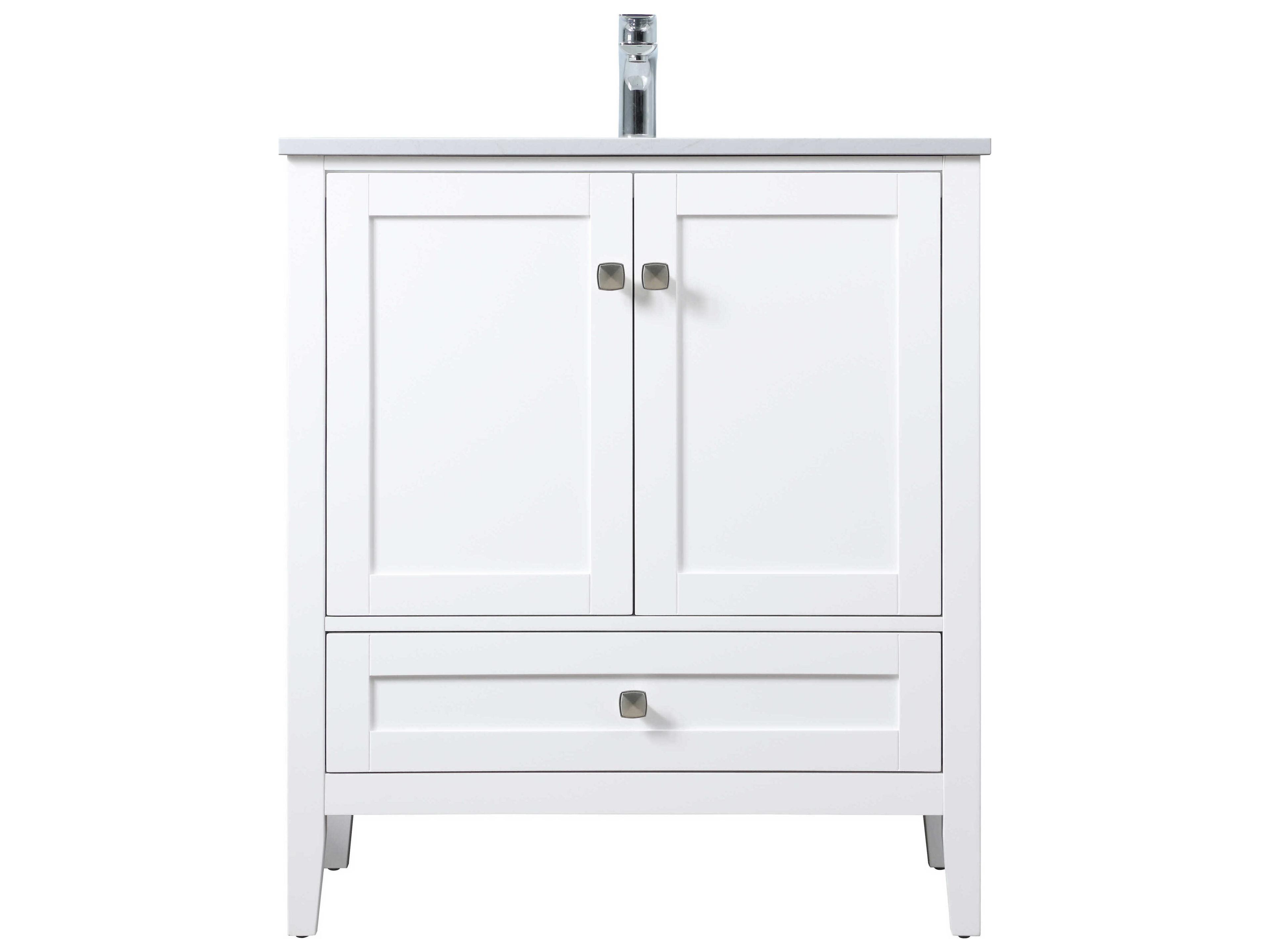 Elegant Lighting Hamilton White Vanity