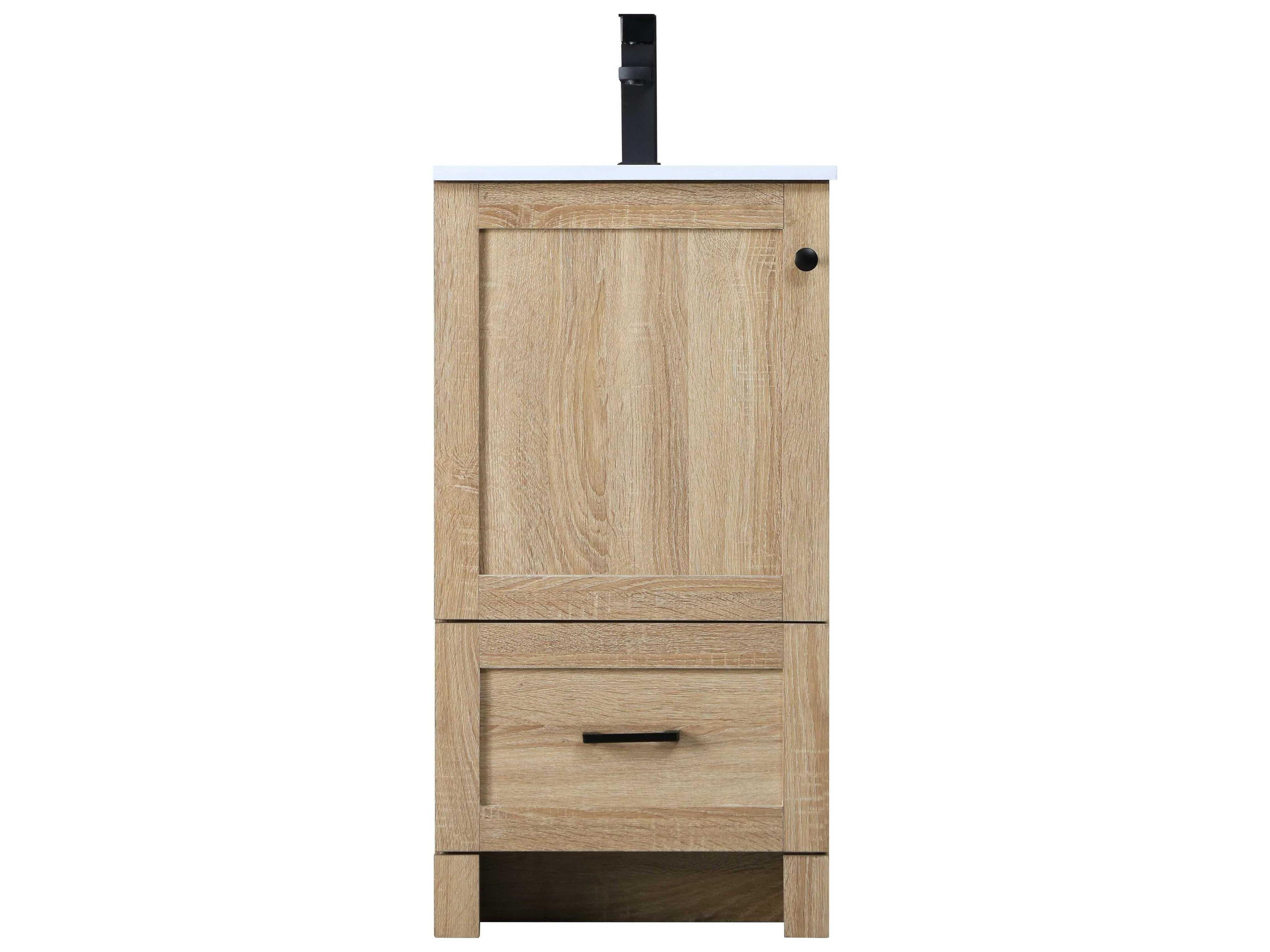 Elegant Lighting Soma 18" Mango Wood Vanity