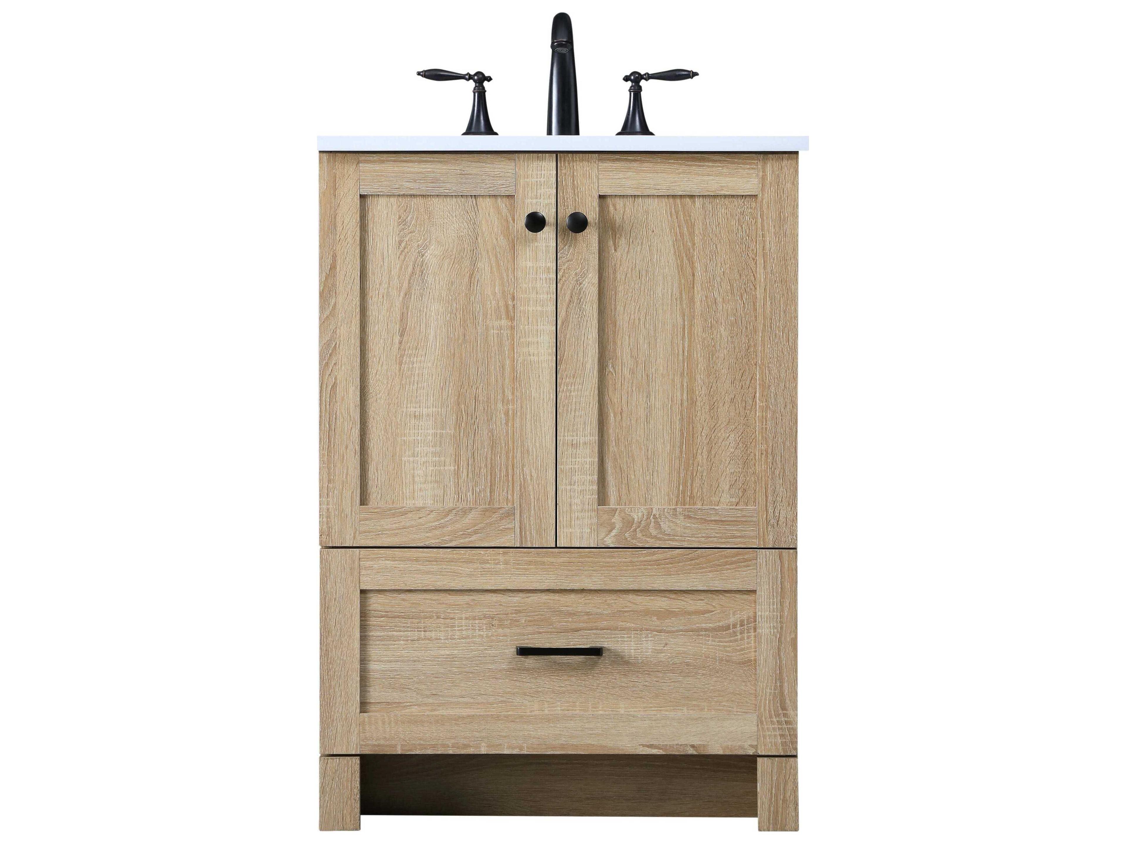 Elegant Lighting Soma 24" Mango Wood Vanity