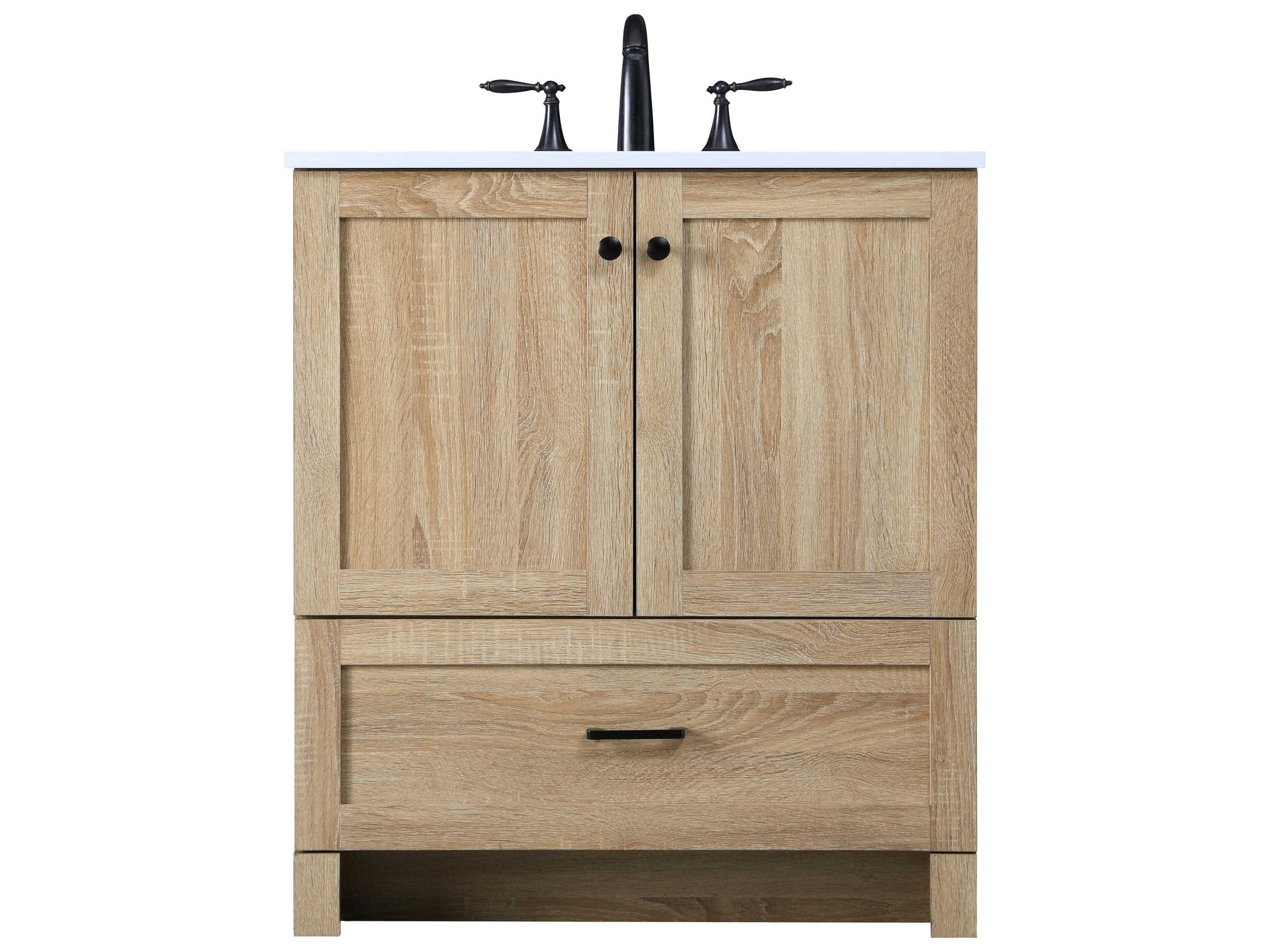 Elegant Lighting Soma 30" Mango Wood Vanity
