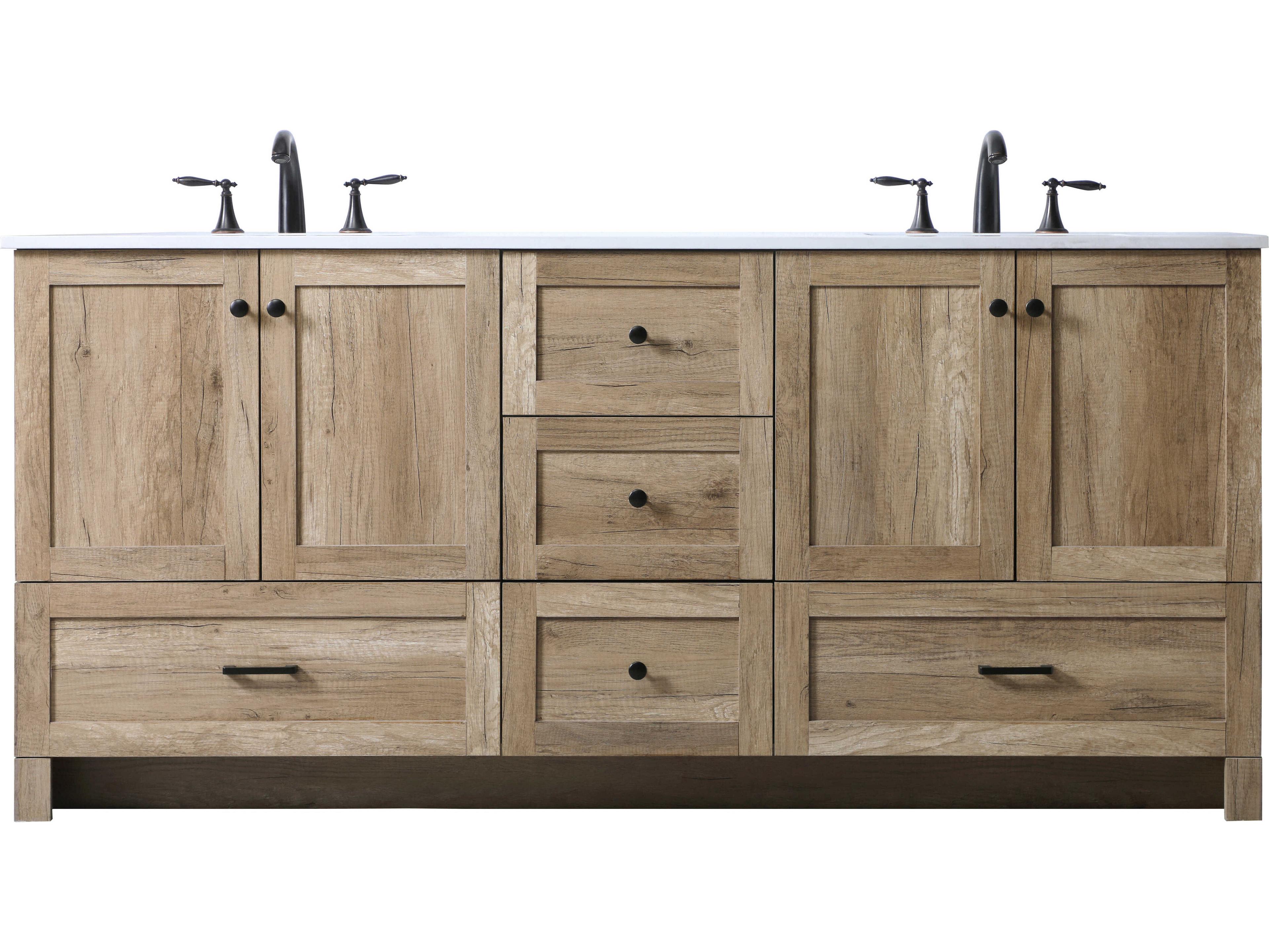 Elegant Lighting Soma Natural Oak Vanity
