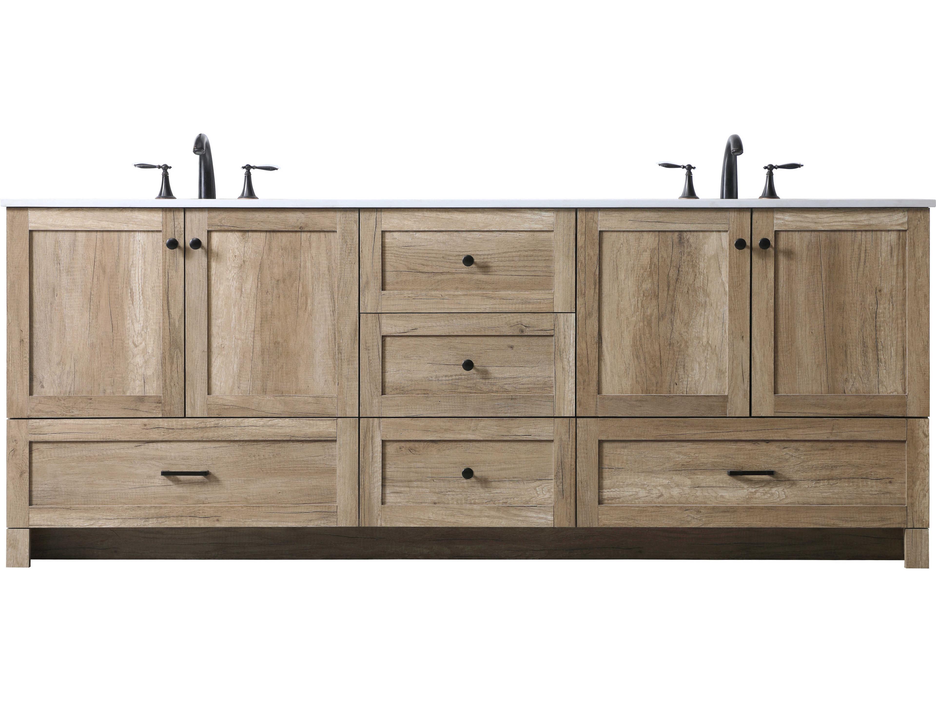 Elegant Lighting Soma Natural Oak Vanity