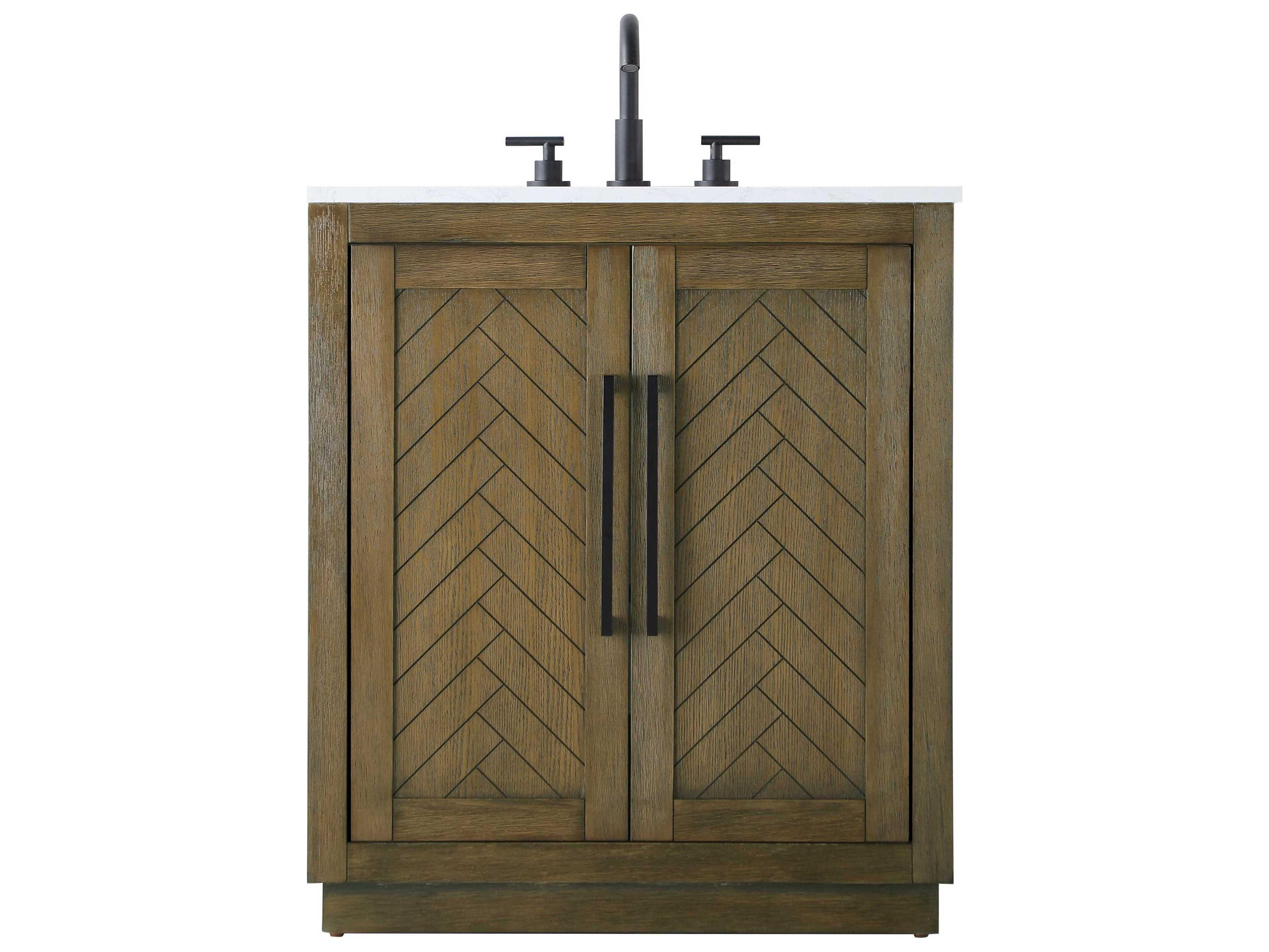 Elegant Lighting Chase Hazel Oak Vanity