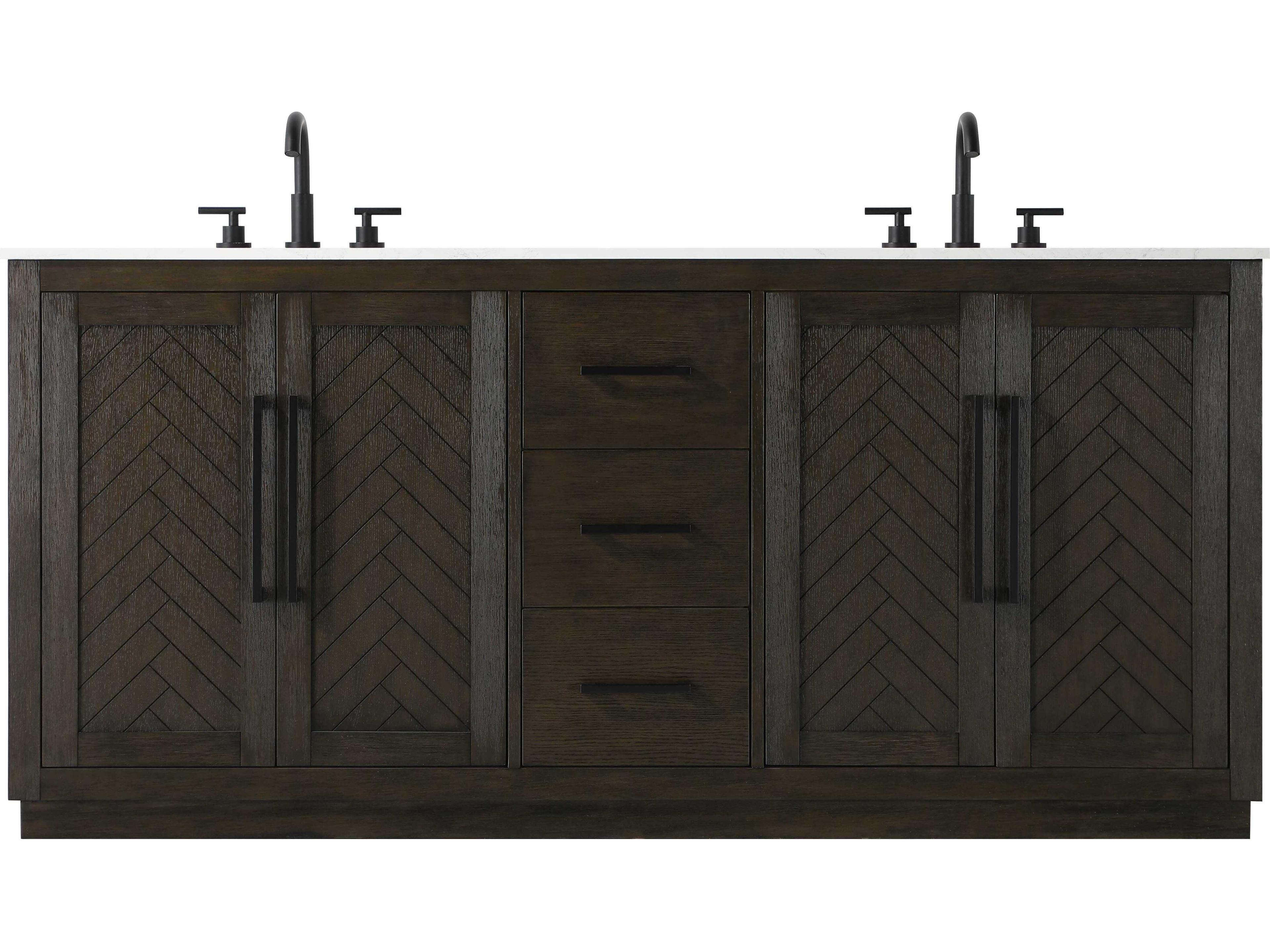 Elegant Lighting Chase Chocolate Oak Vanity