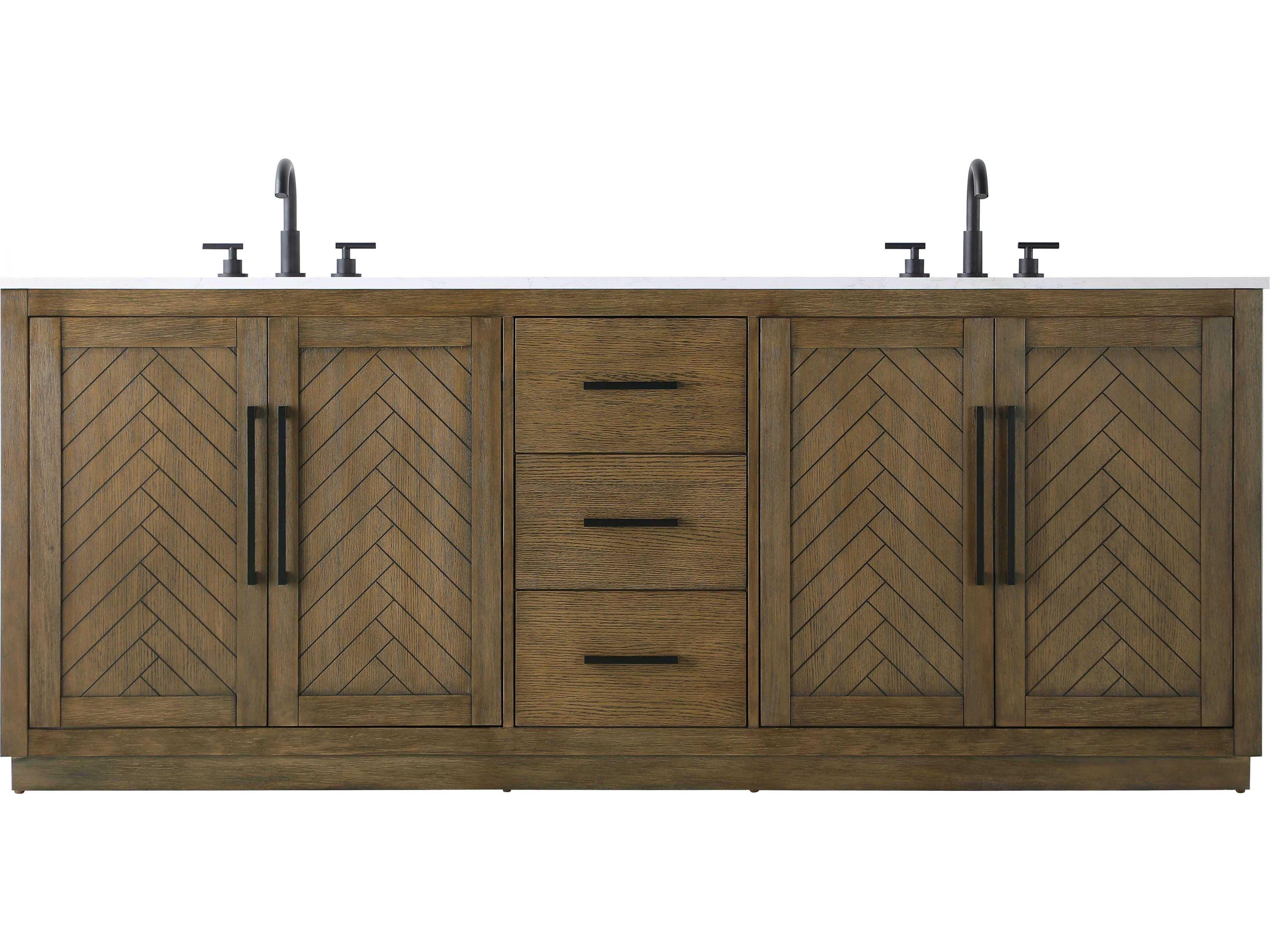 Elegant Lighting Chase Hazel Oak Vanity