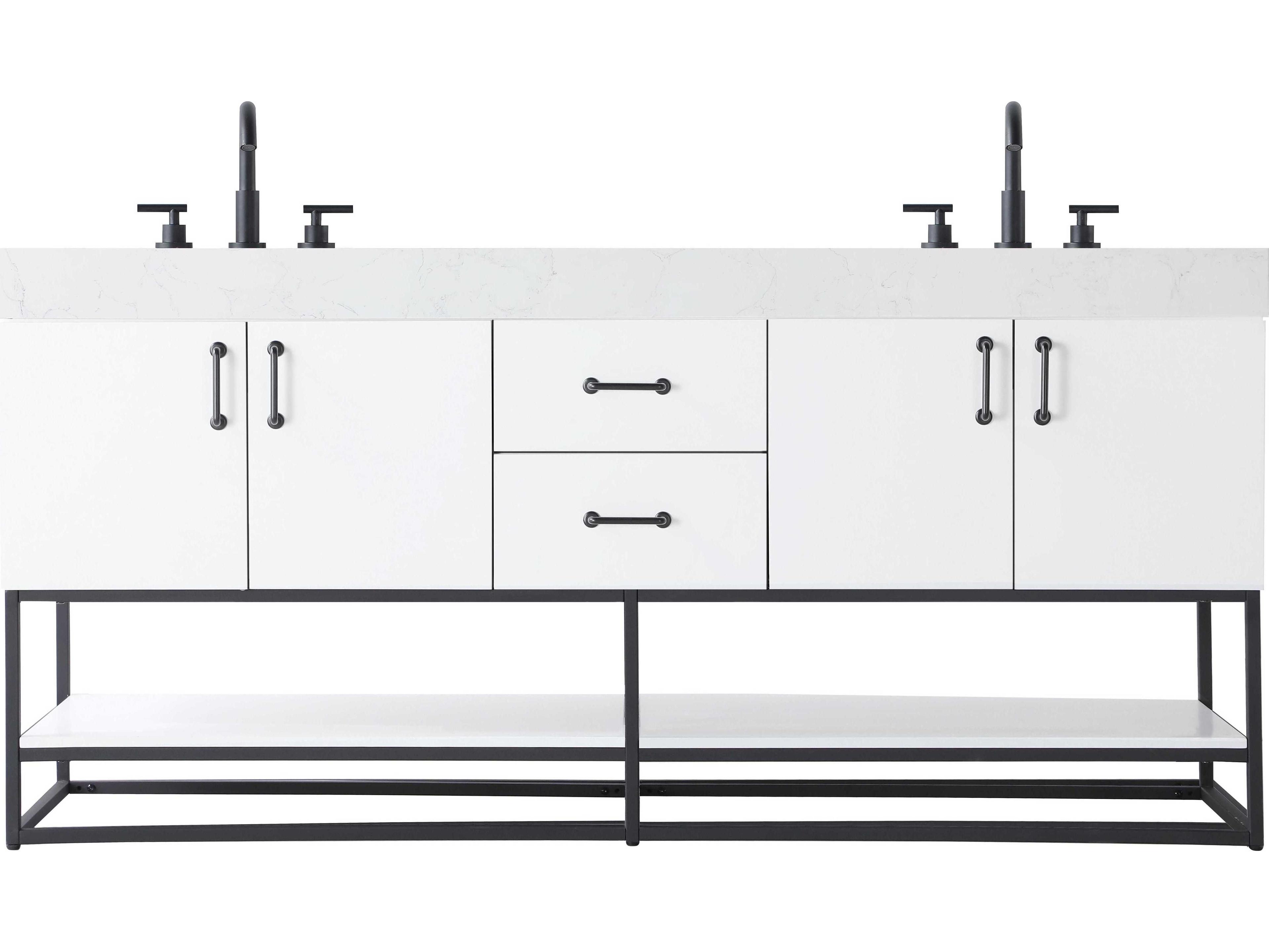 Elegant Lighting Caroline White Vanity