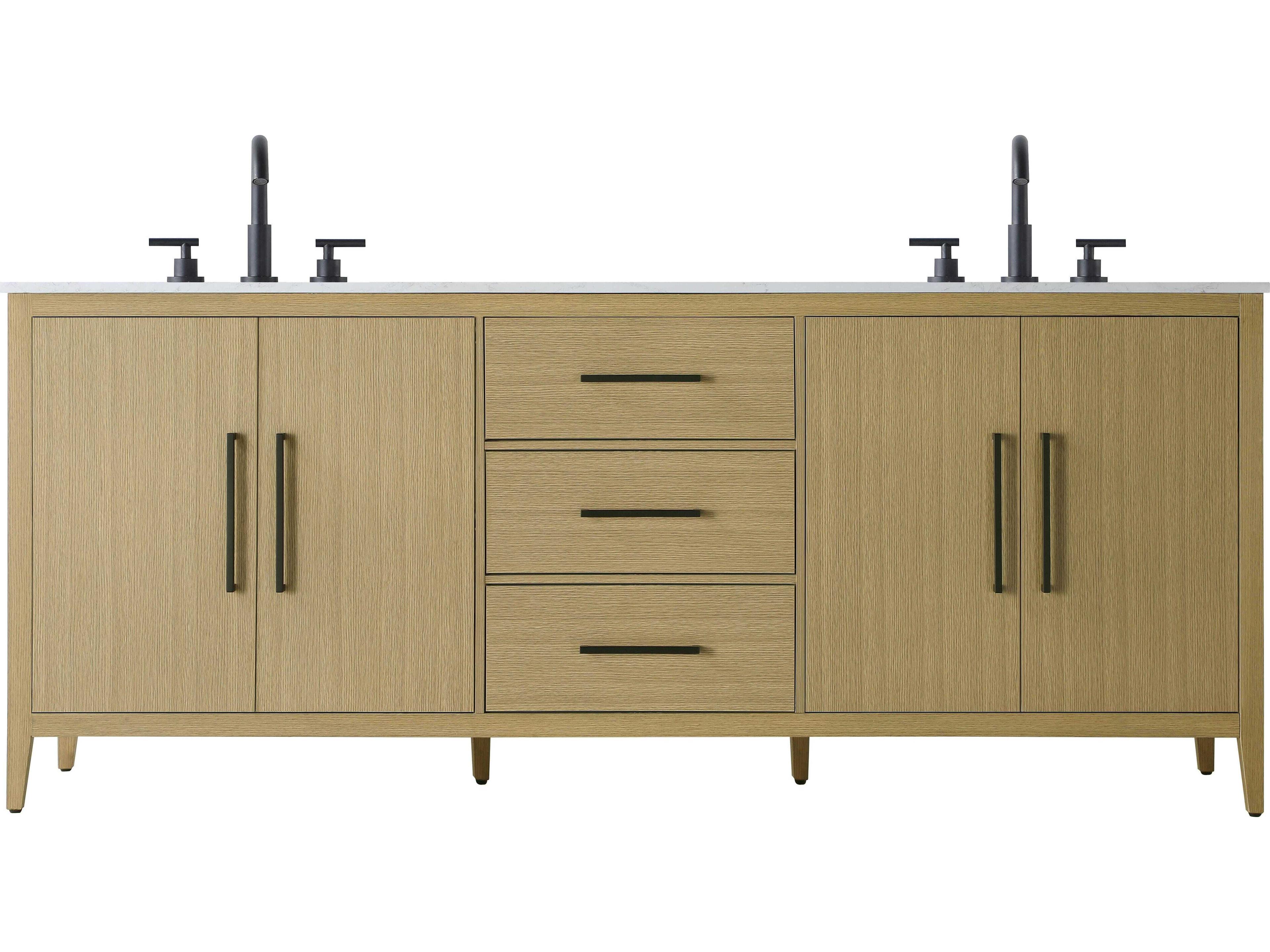 Elegant Lighting Millie Honey Brown Vanity