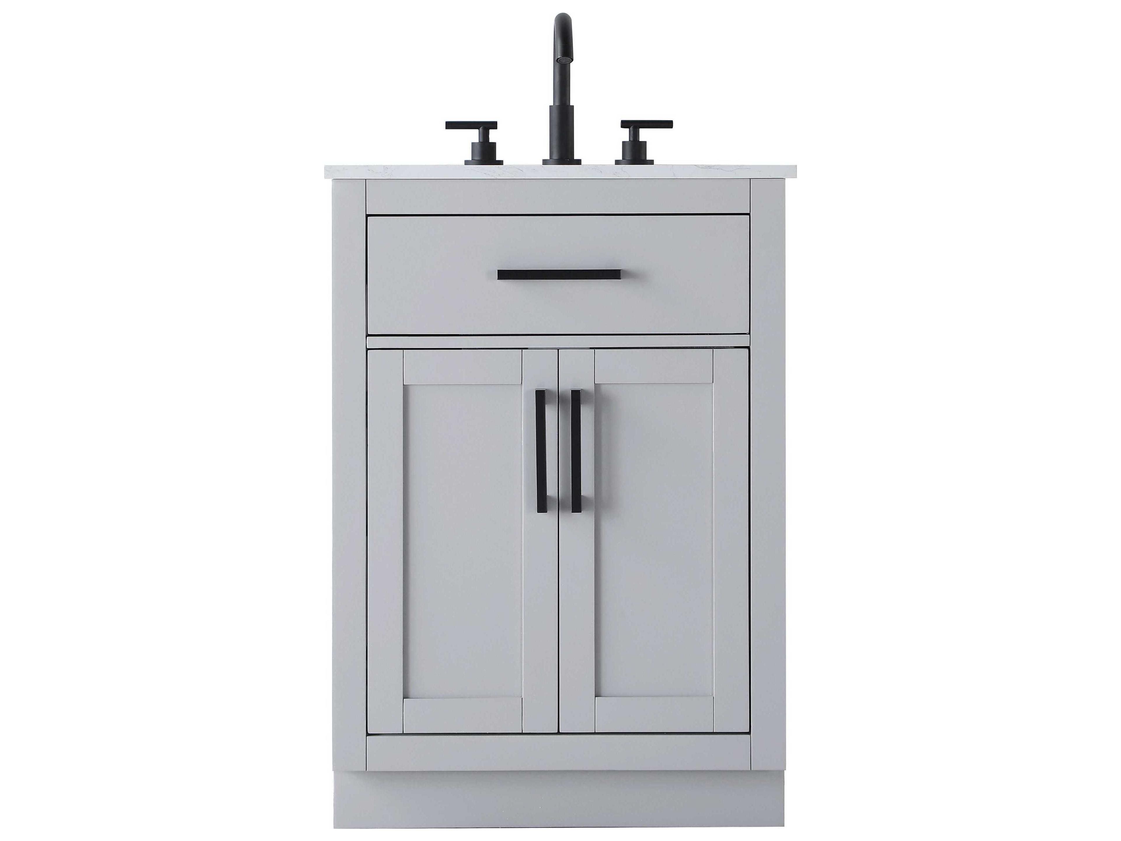 Elegant Lighting Alden Grey 24" Vanity