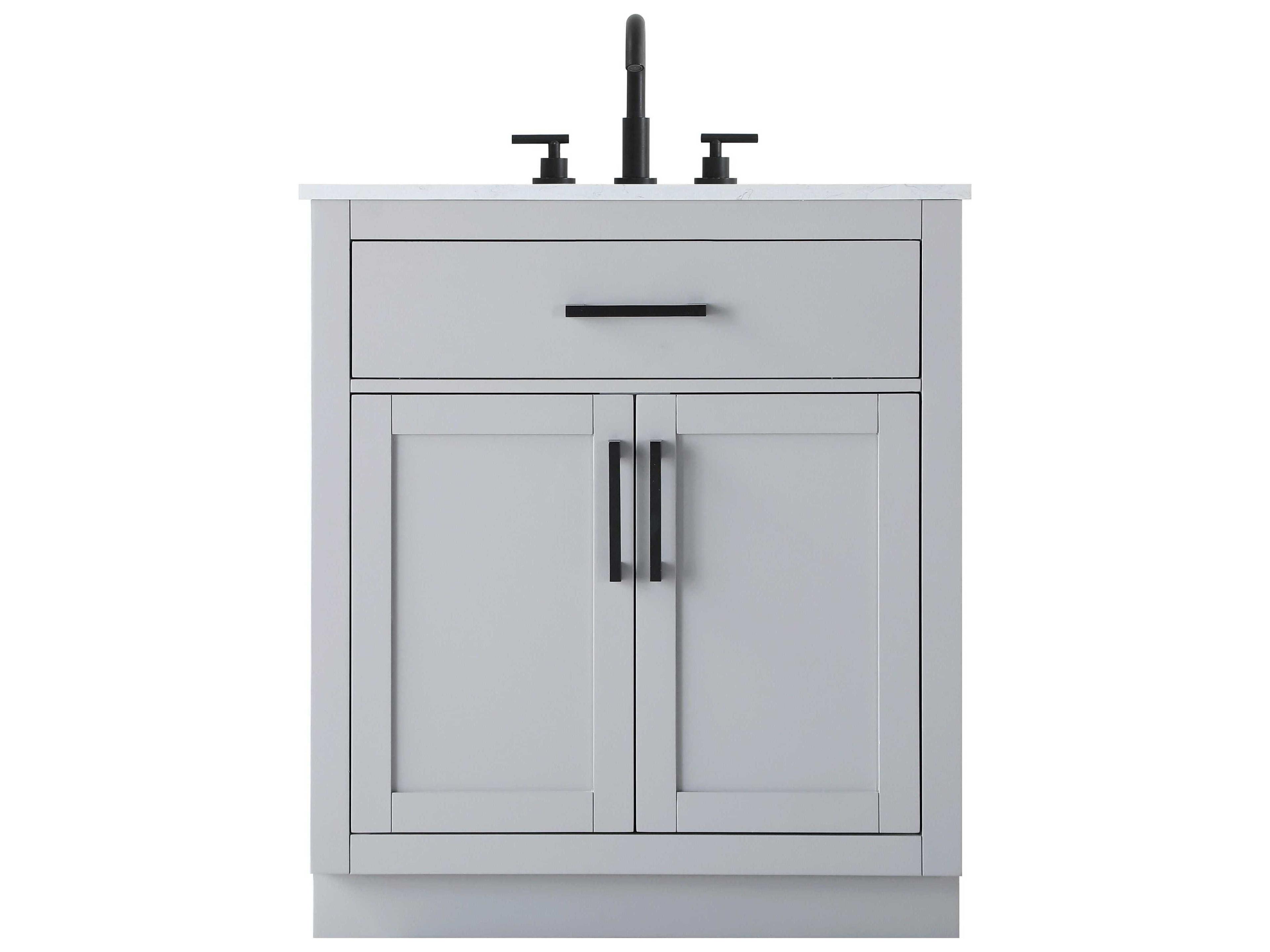 Elegant Lighting Alden Grey 30" Vanity
