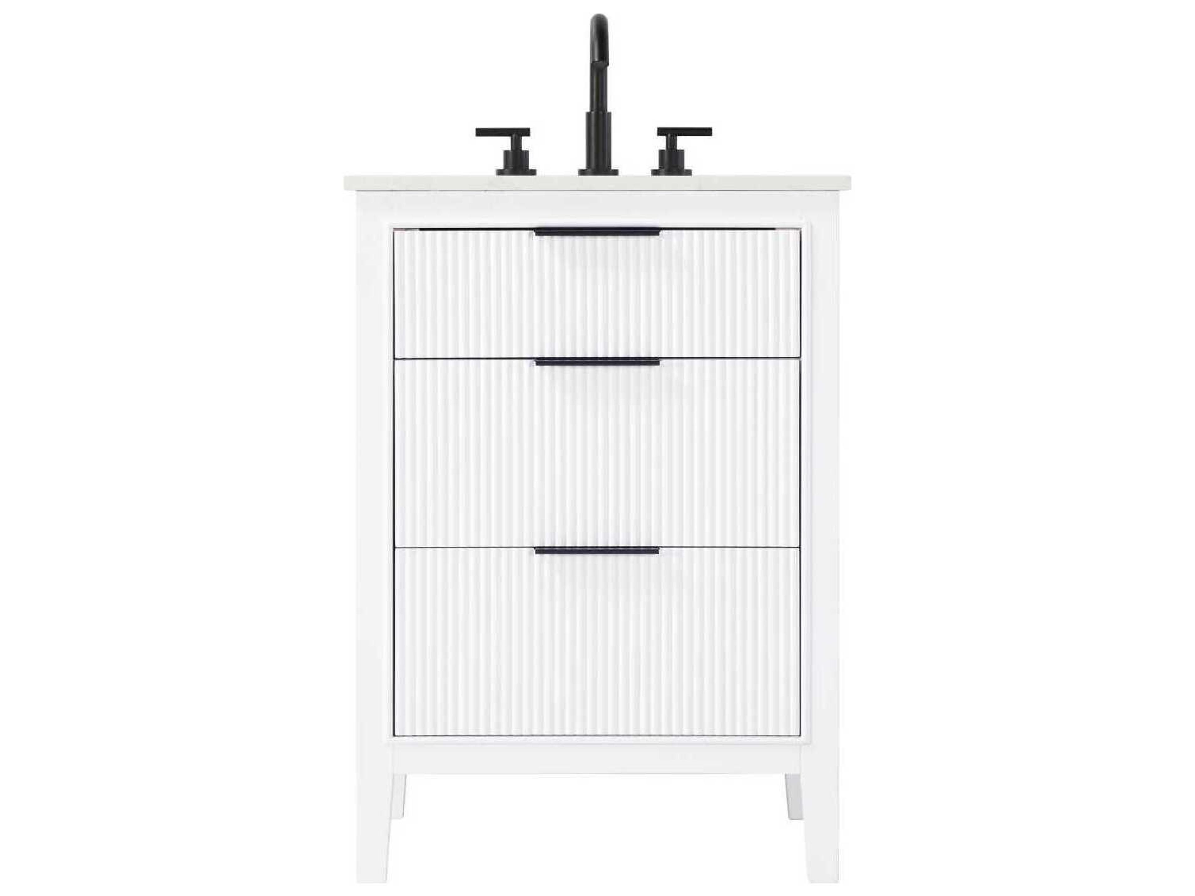 Elegant Lighting Langston 24" White Vanity