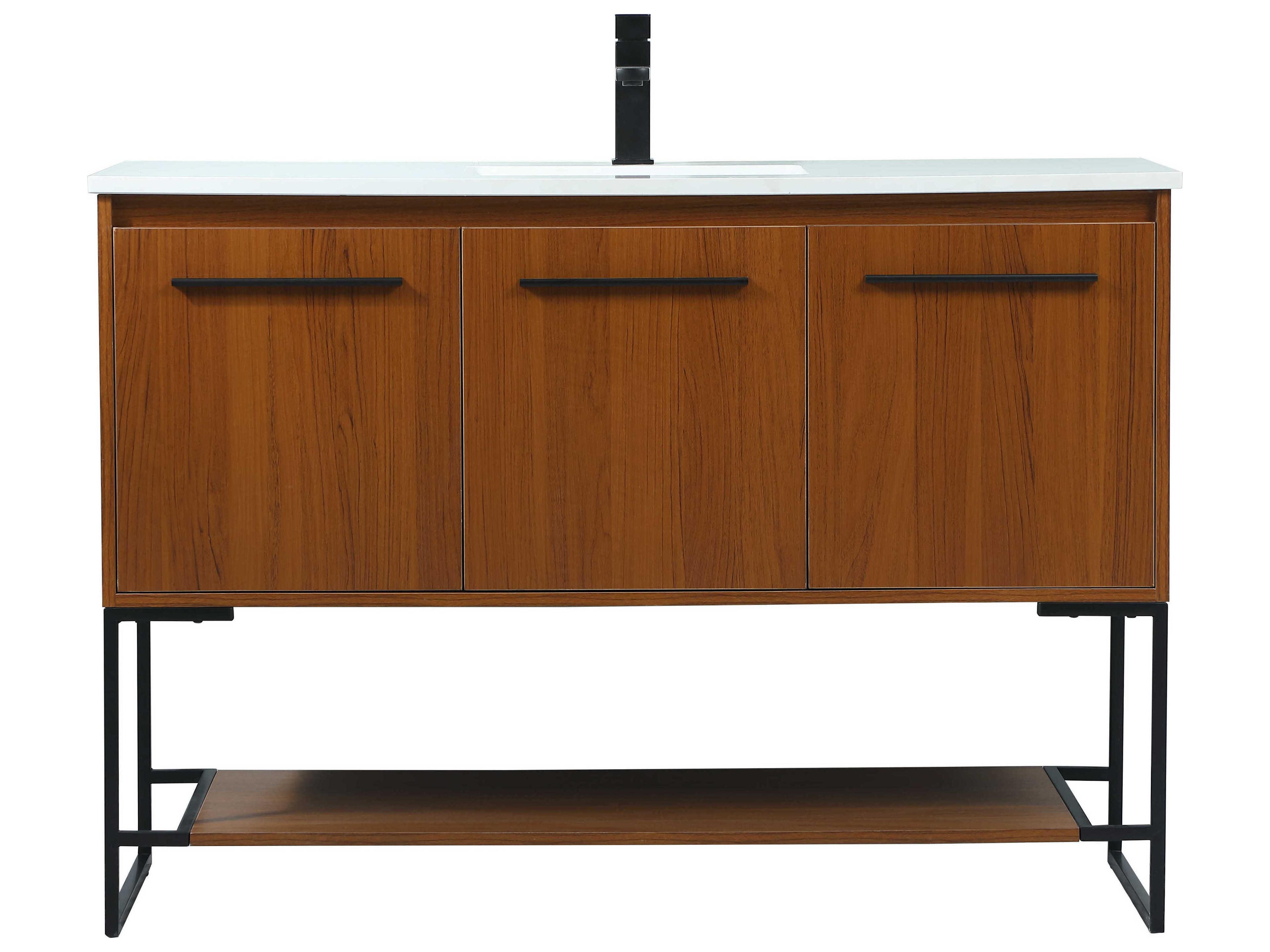 Elegant Lighting Sloane Teak 48" Vanity