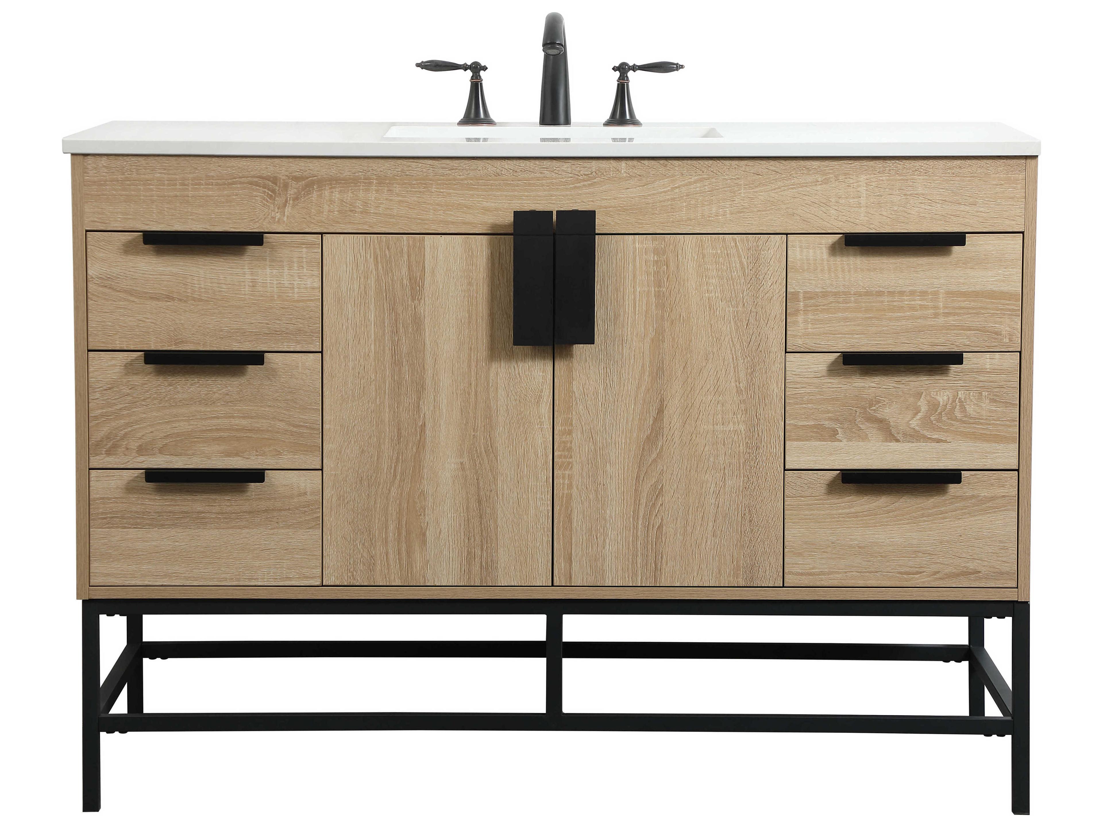 Elegant Lighting Eugene Mango Wood 48" Vanity