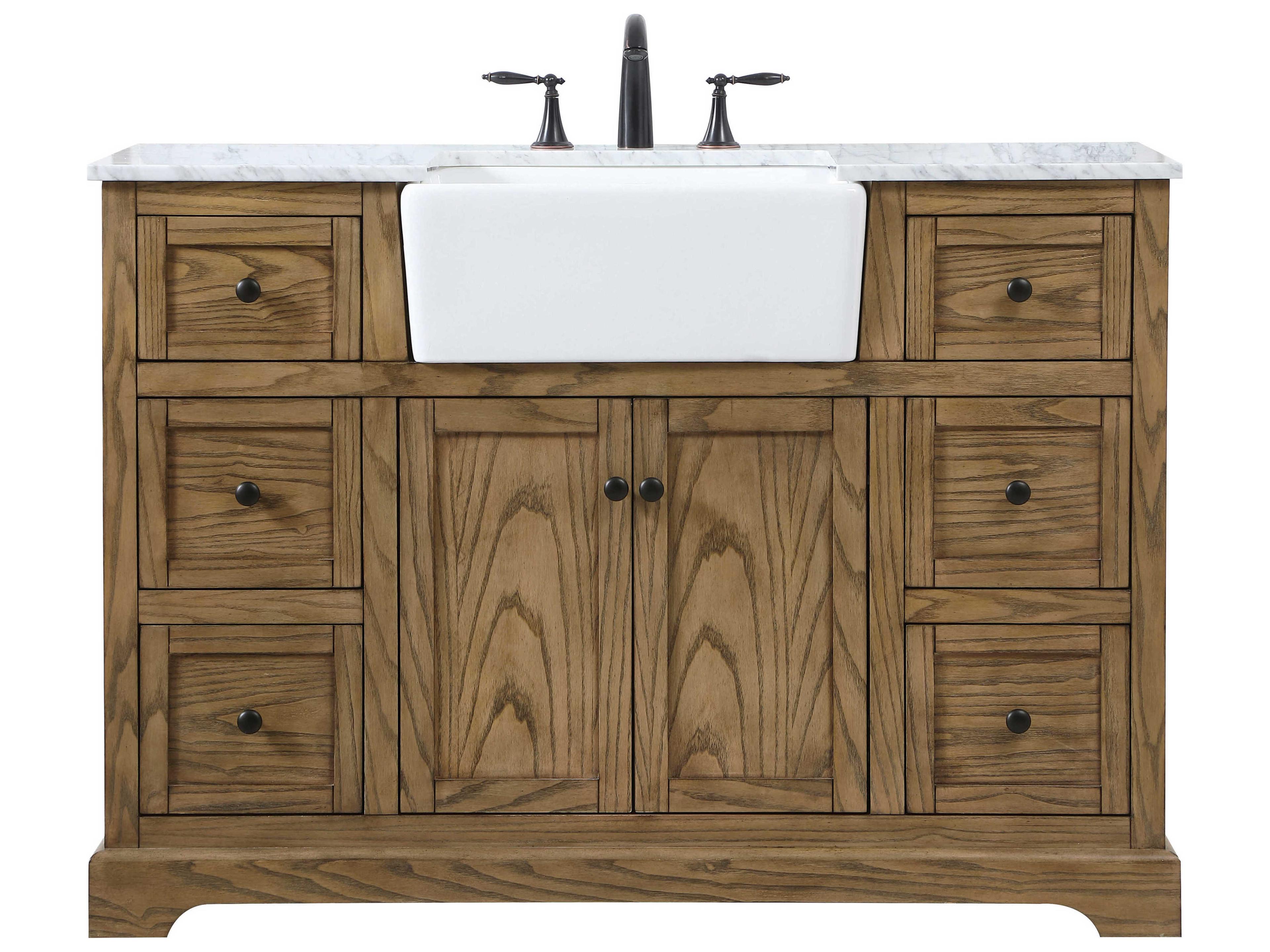 Elegant Lighting Franklin Driftwood 48" Vanity