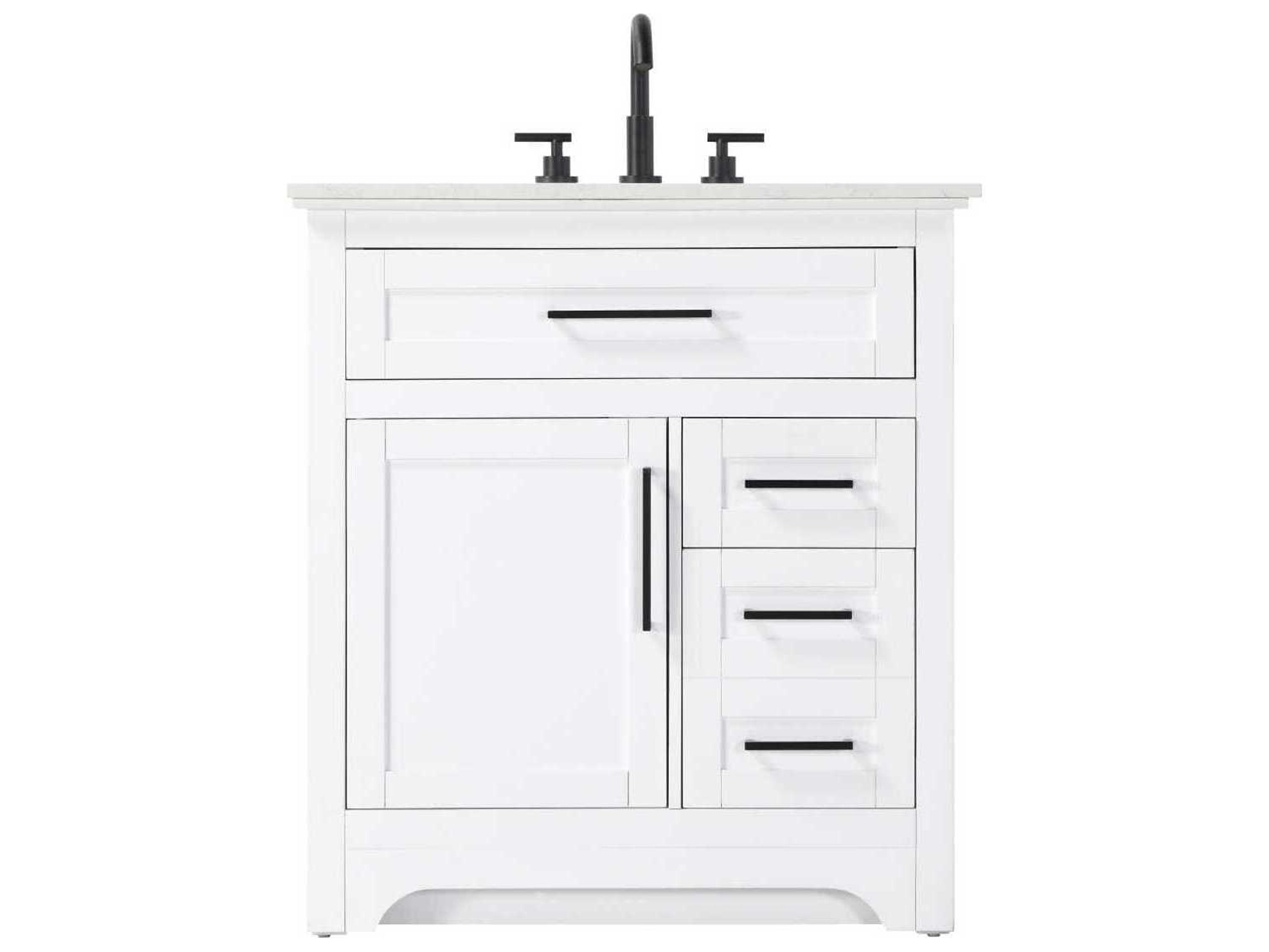 Elegant Lighting Remington 32" White Vanity