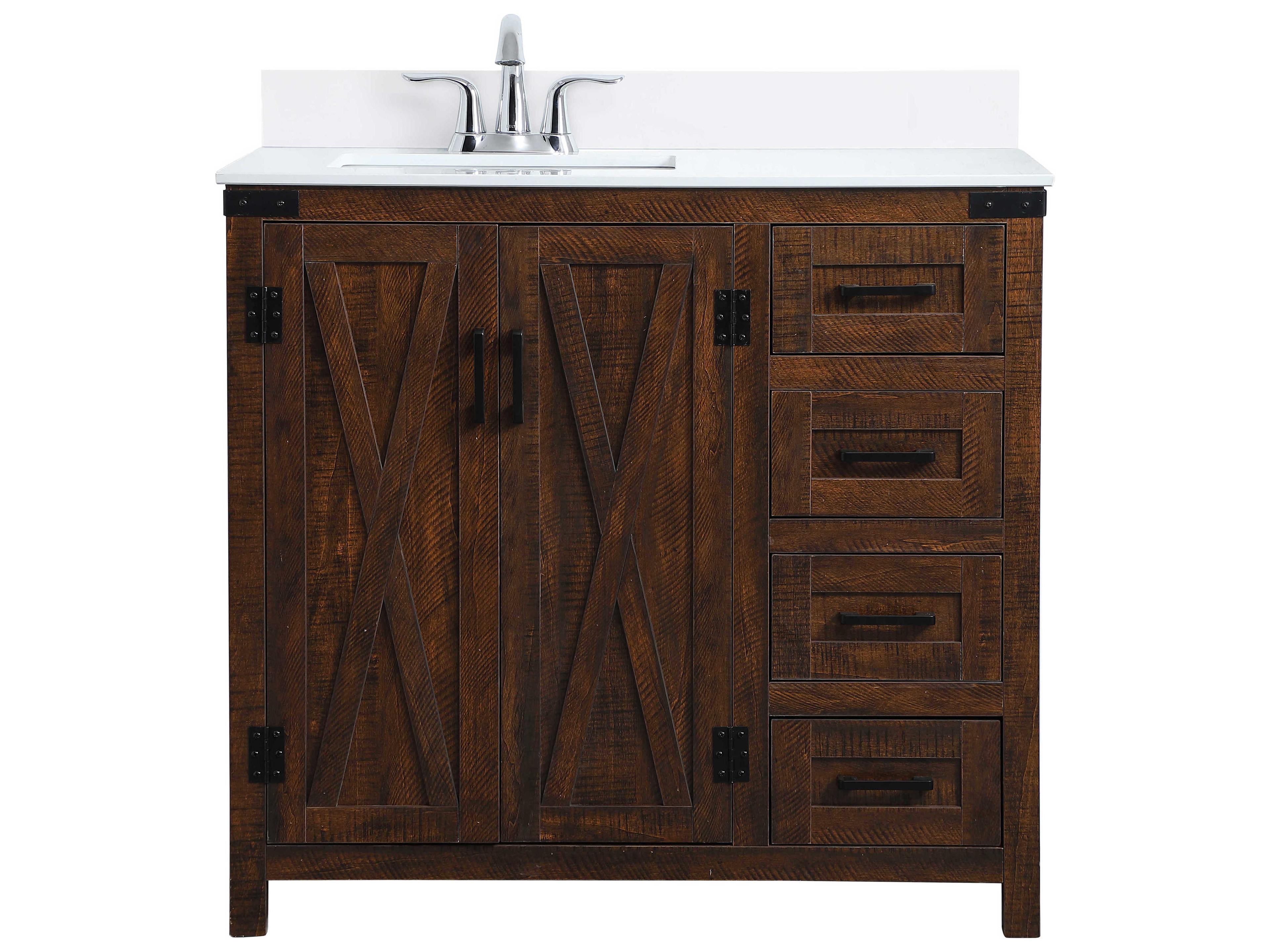 Dean Expresso 36" Vanity with Backsplash