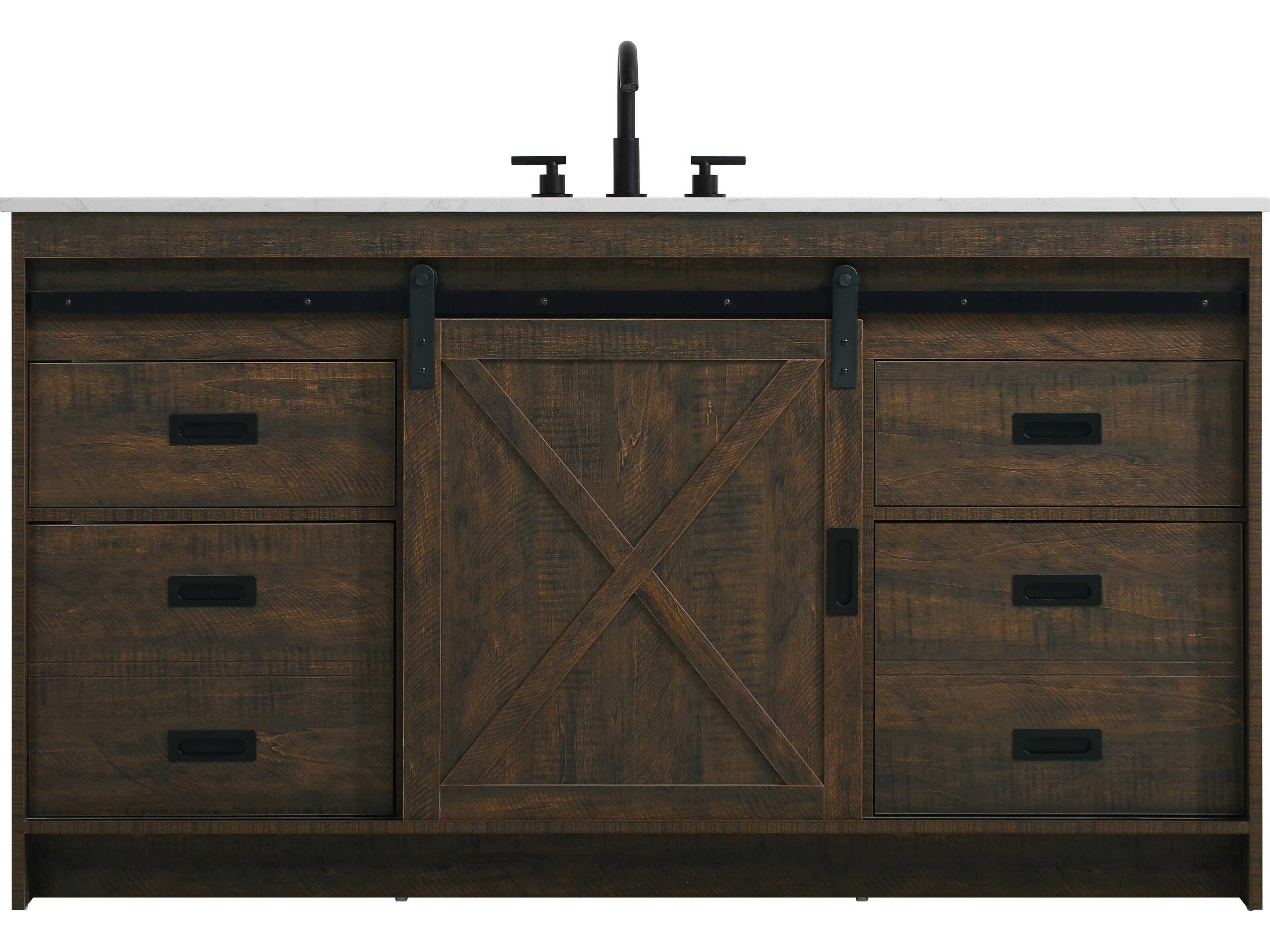 Elegant Lighting Austin Expresso 60" Vanity