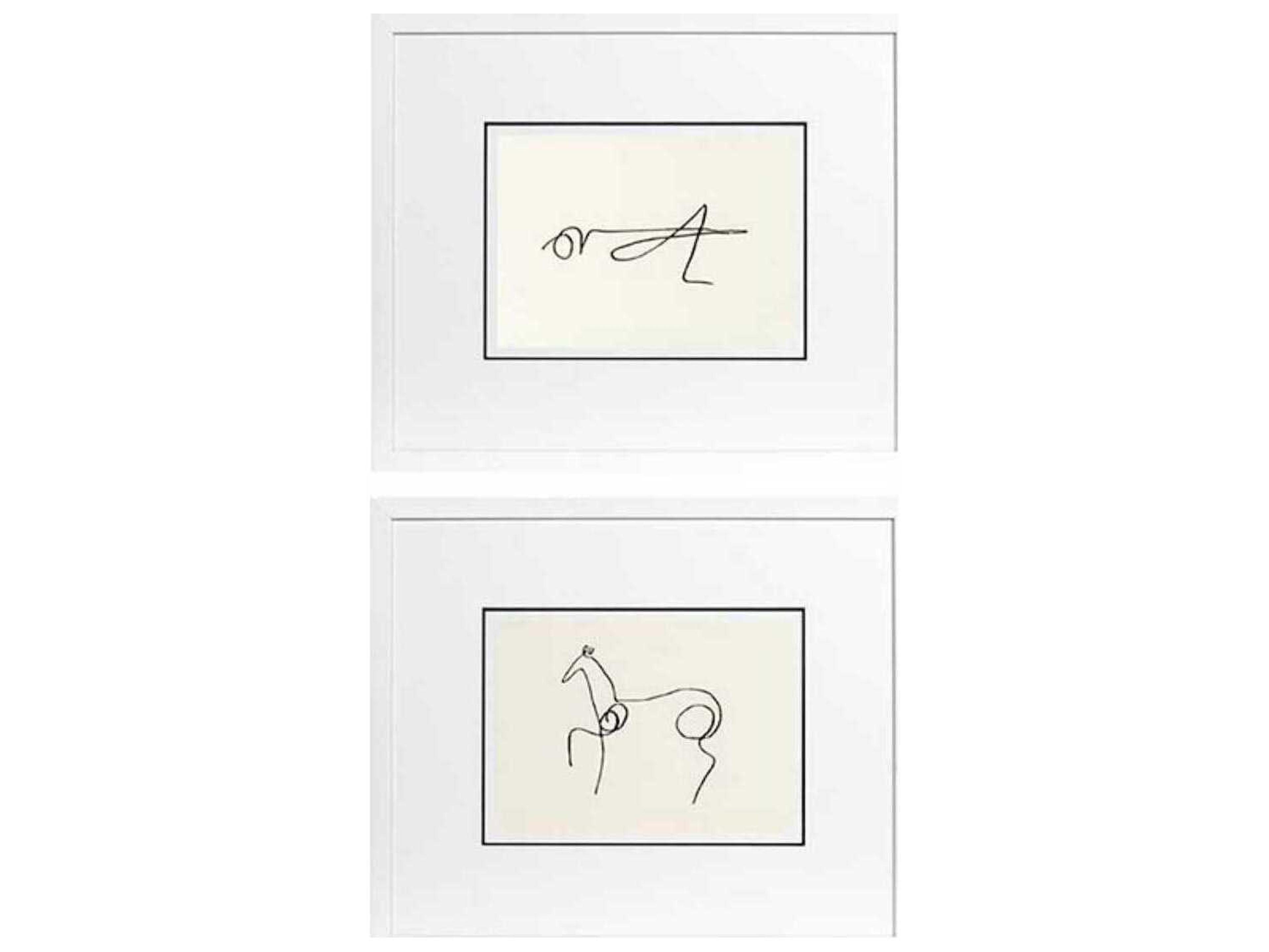Eichholtz Set of 2 Print Pablo Picasso
