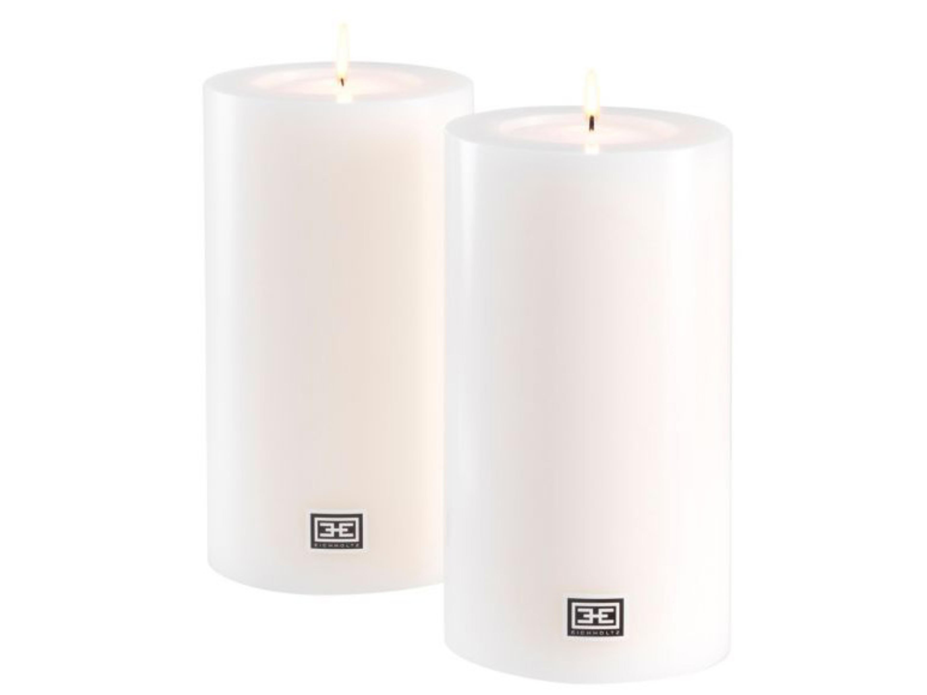 Eichholtz White Artificial Candle Set of 2