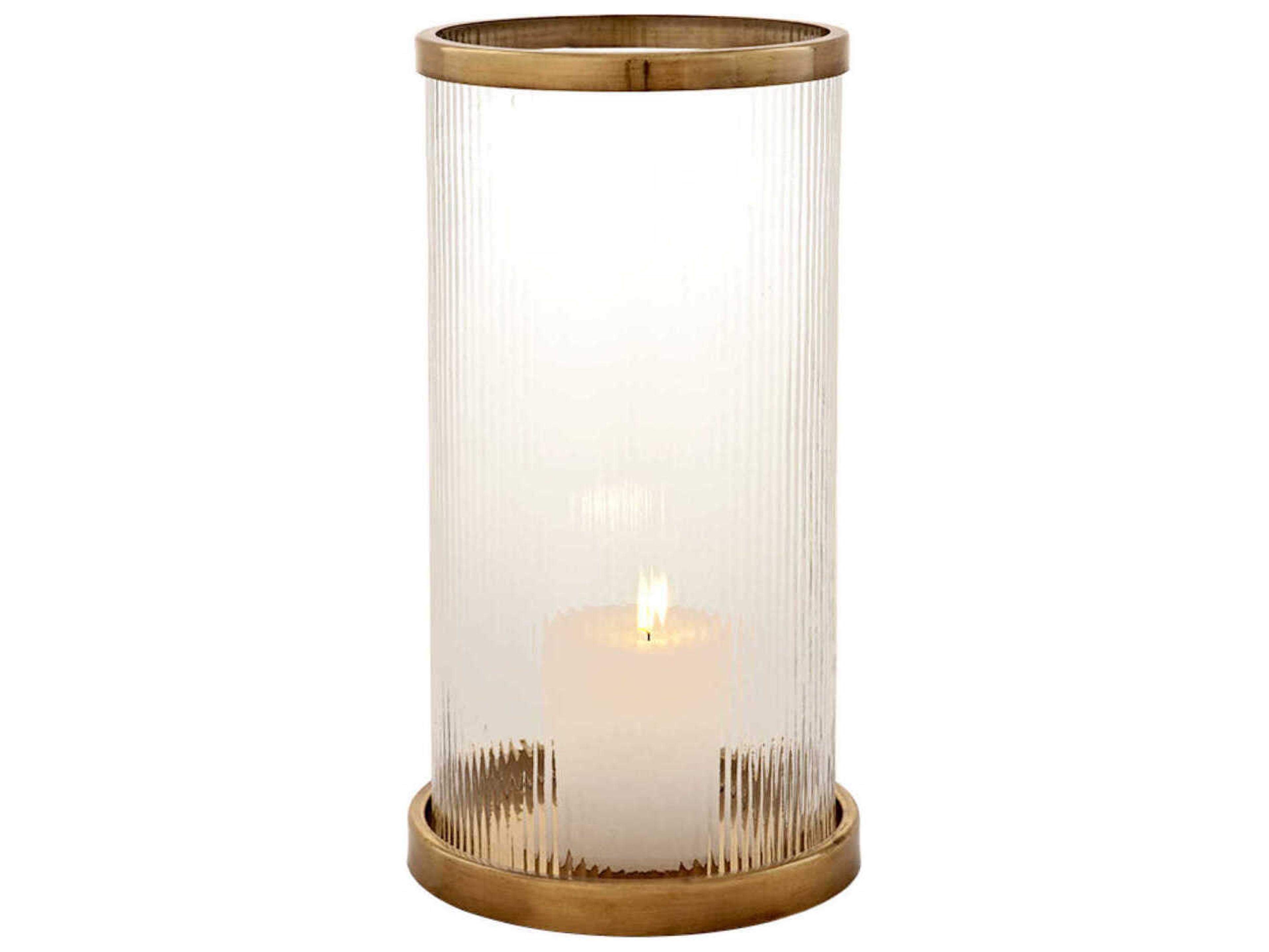 Eichholtz Harrington L Antique Brass Hurricane