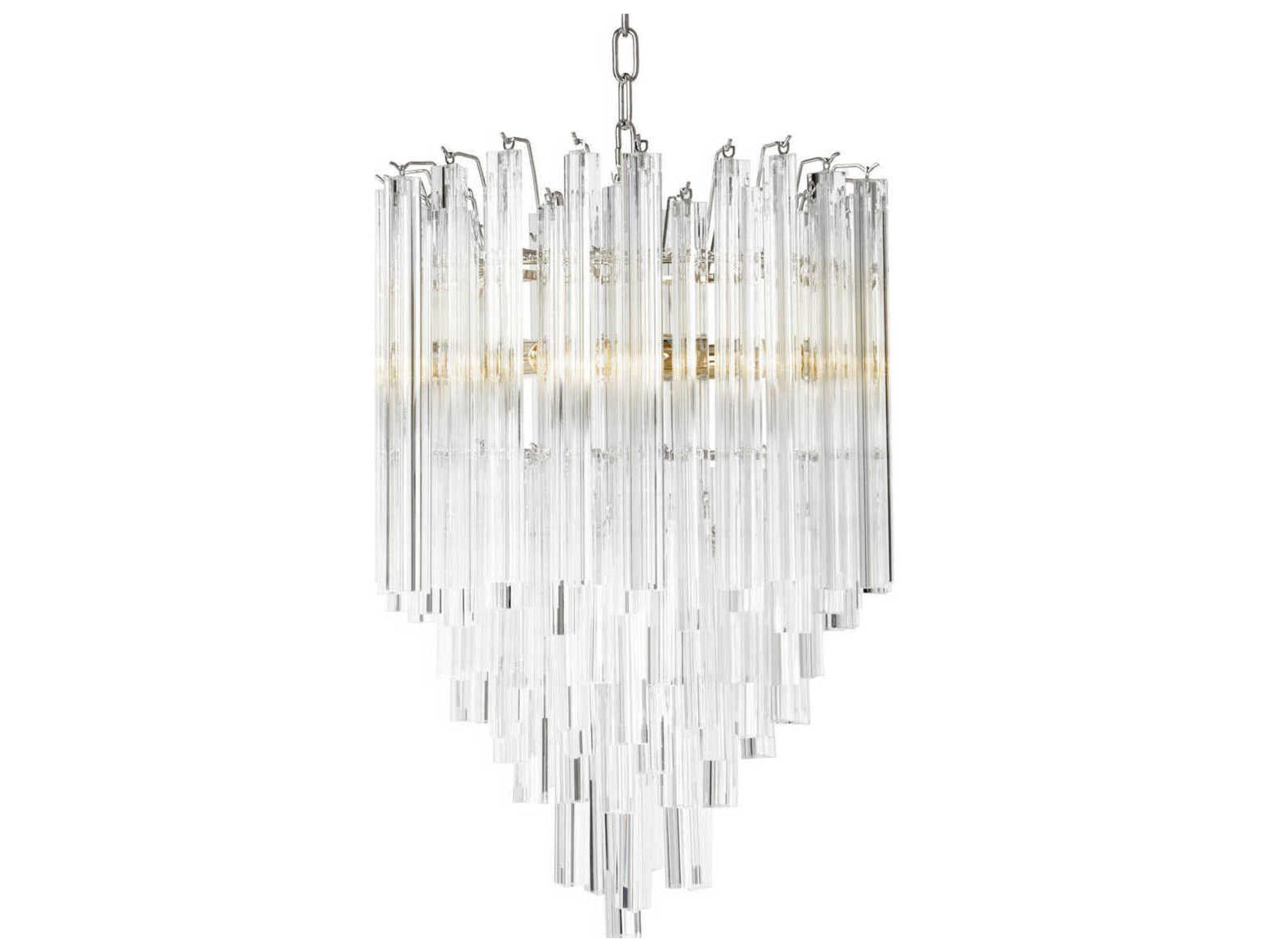 Eichholtz Salerno Clear Glass Chandelier