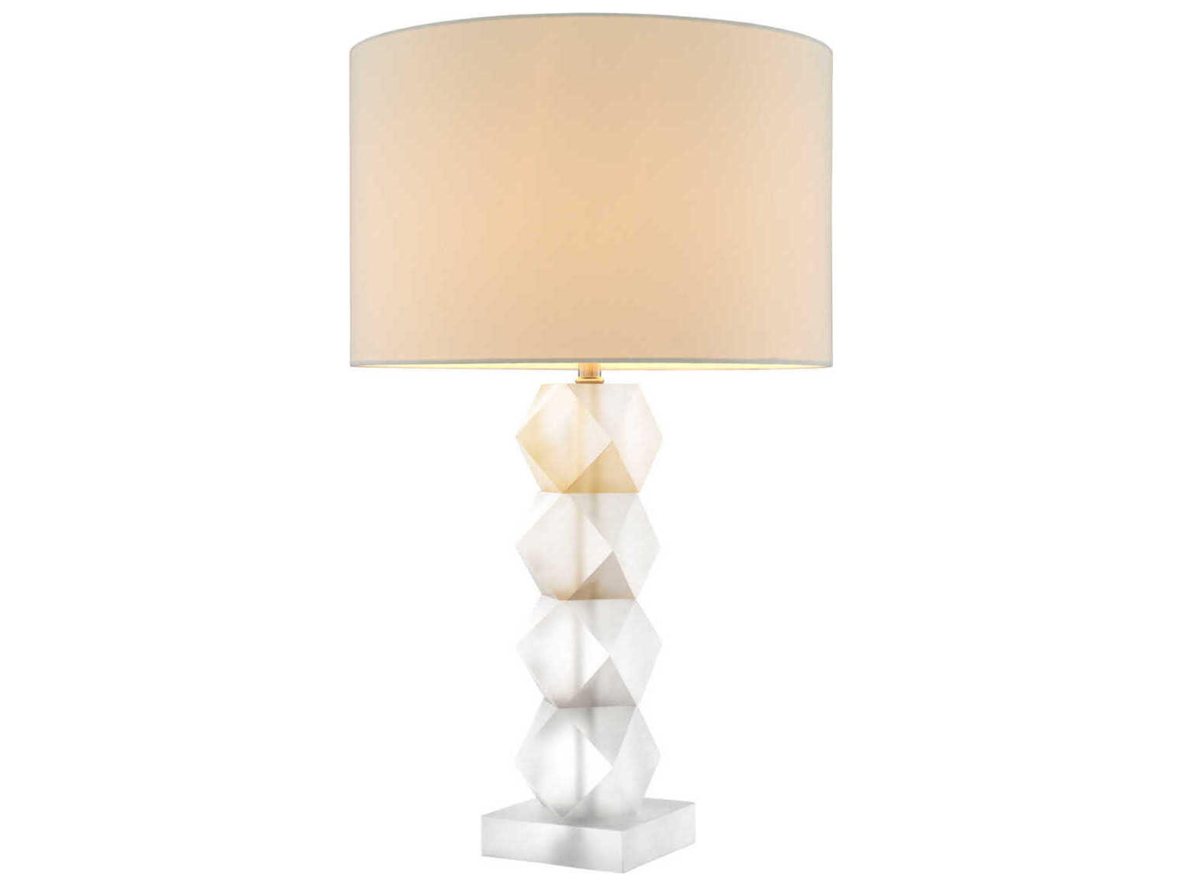 Eichholtz Whealon Frosted Crystal Incl Shade Table Lamp