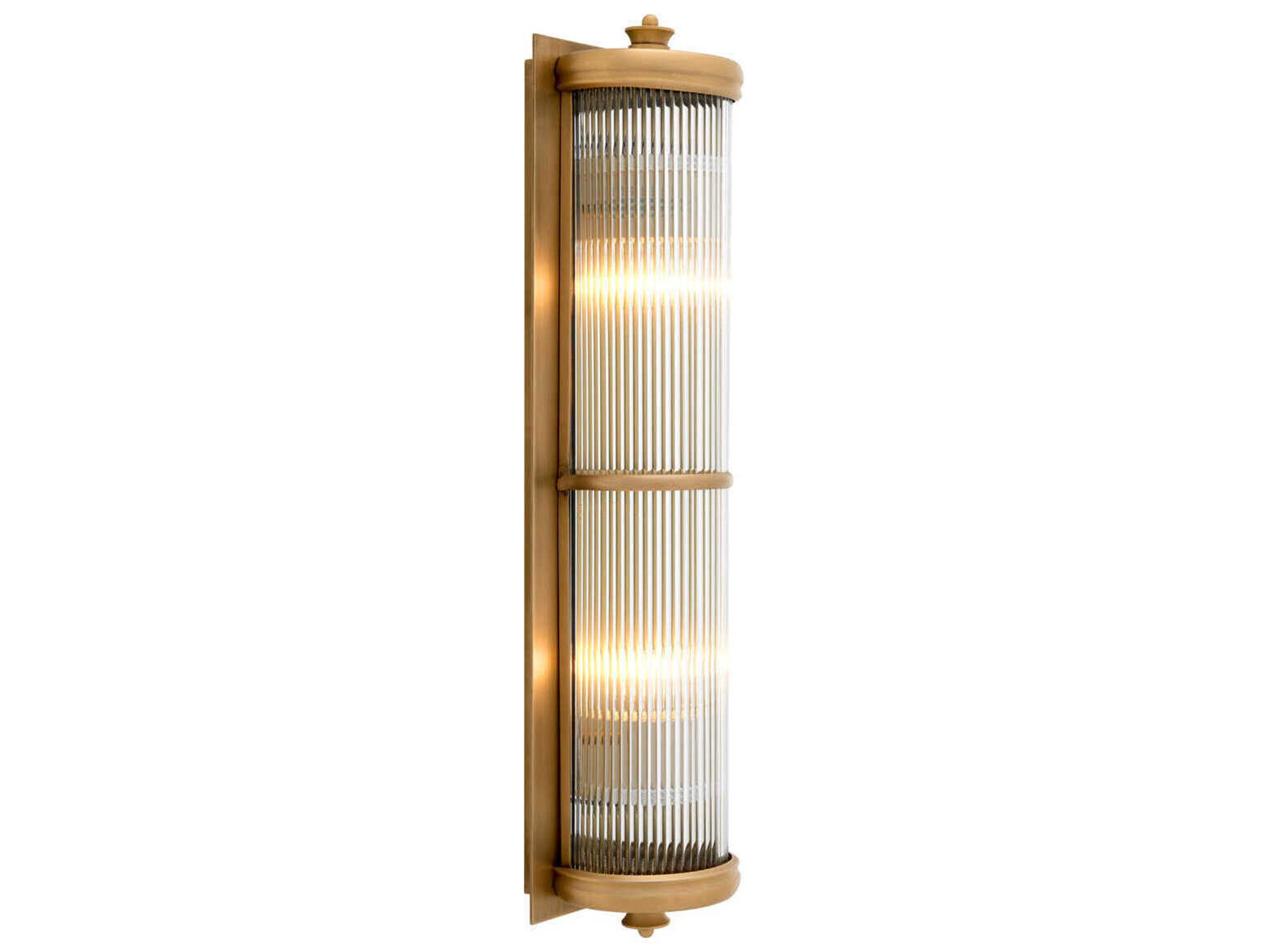 Eichholtz Glorious Xl Matte Brass Wall Lamp