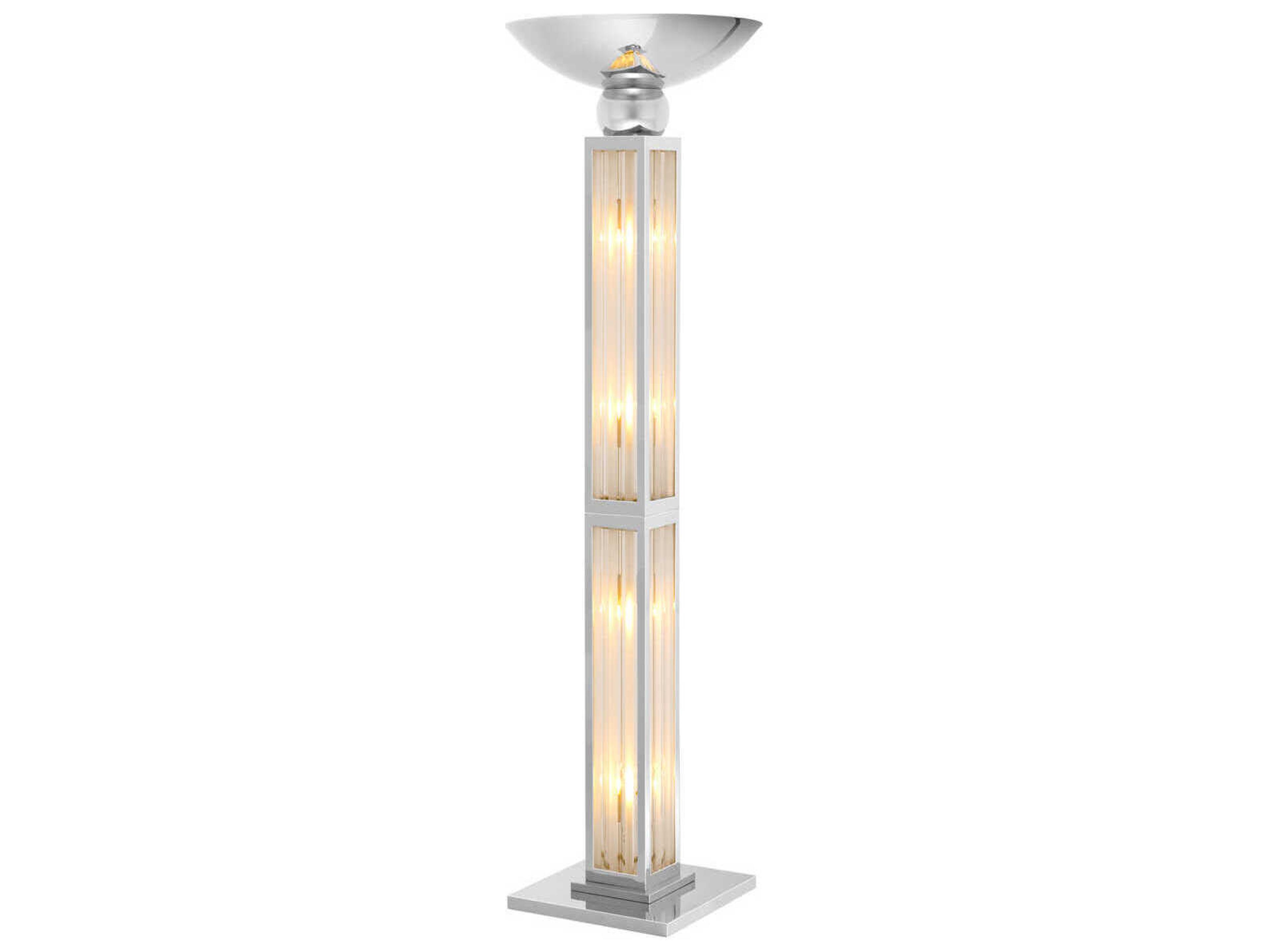 Eichholtz Dorrell Nickel Floor Lamp