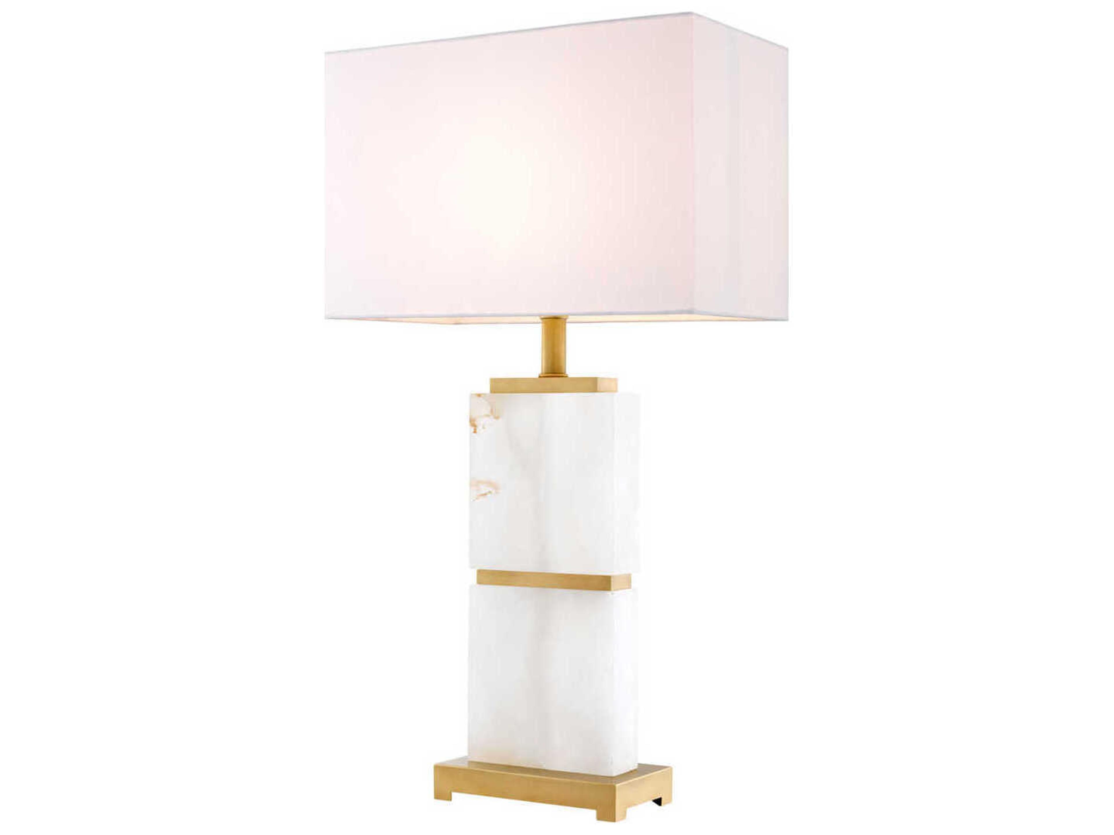 Eichholtz Robbins Matte Brass Table Lamp