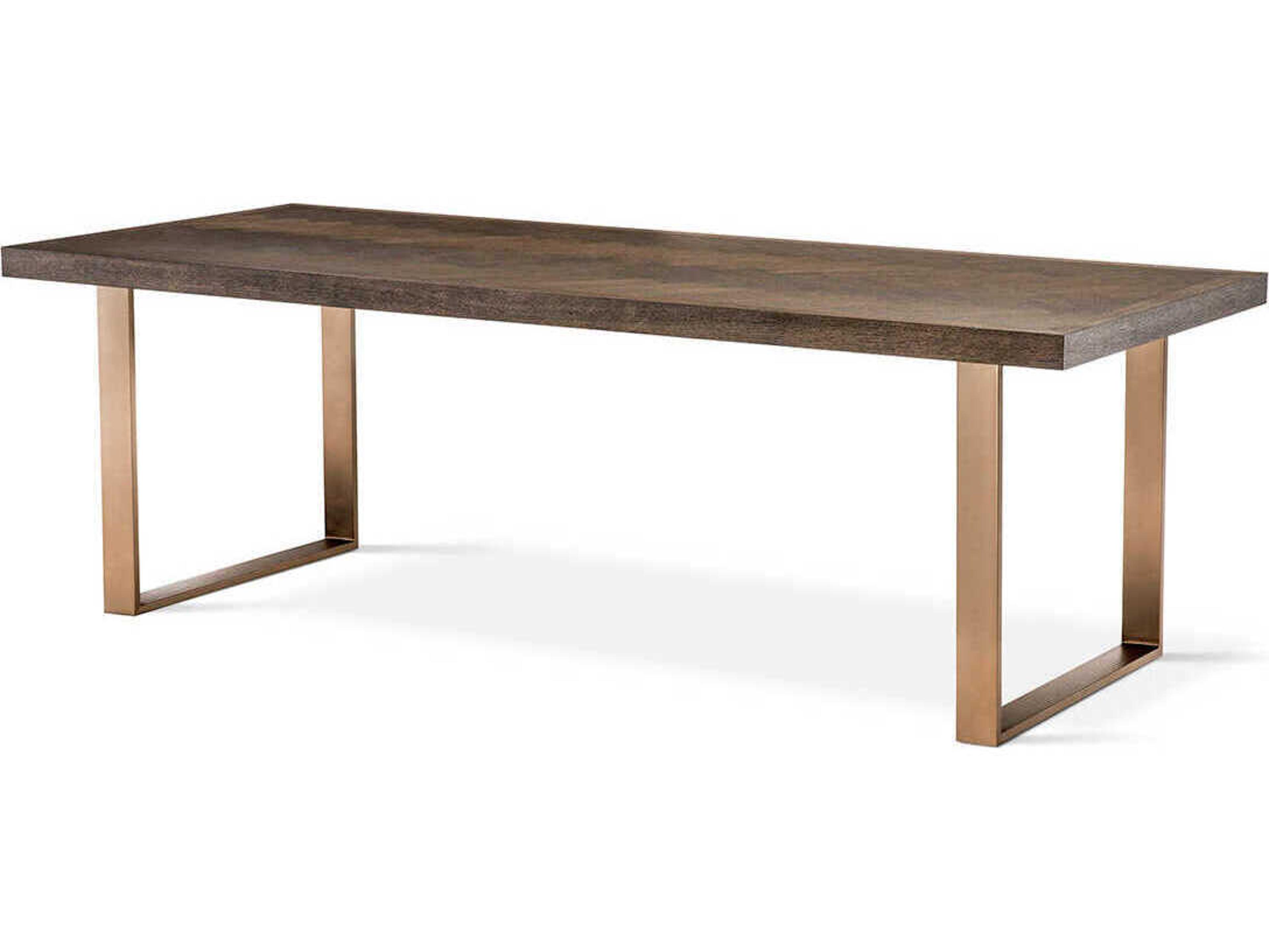 Eichholtz Melchior Brown Oak Veneer Cm Dining Table