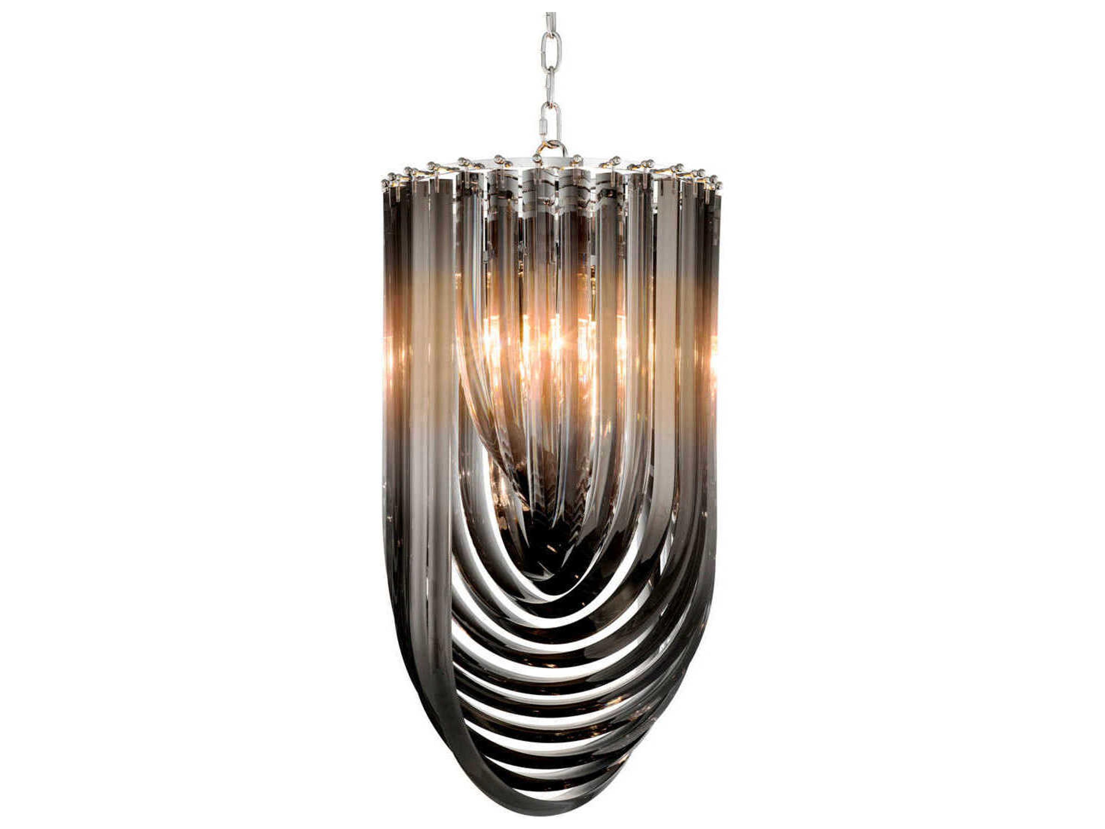 Eichholtz Murano Smoke Inch Dia Chandelier