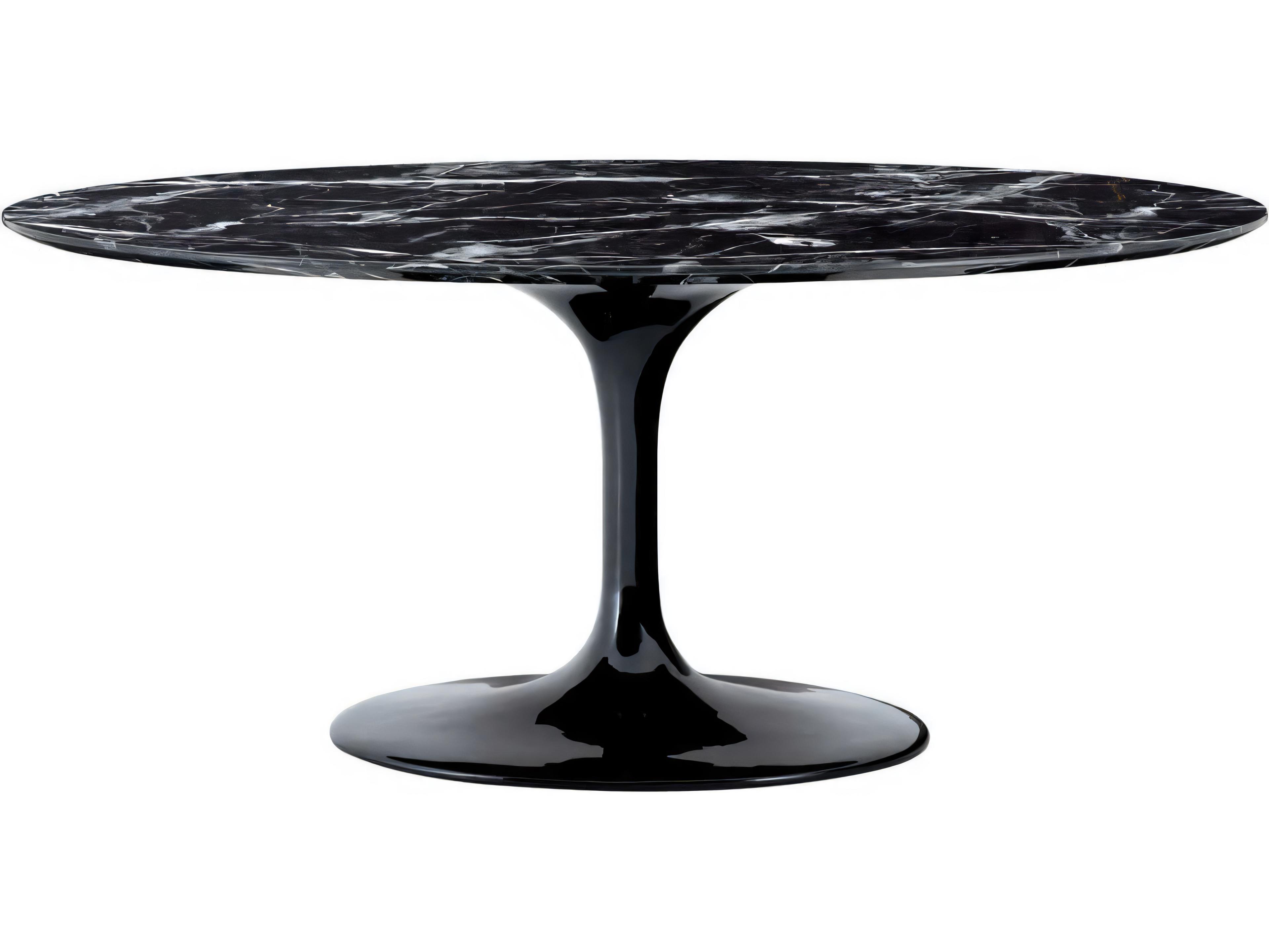 Eichholtz Solo Black Faux Marble Dining Table