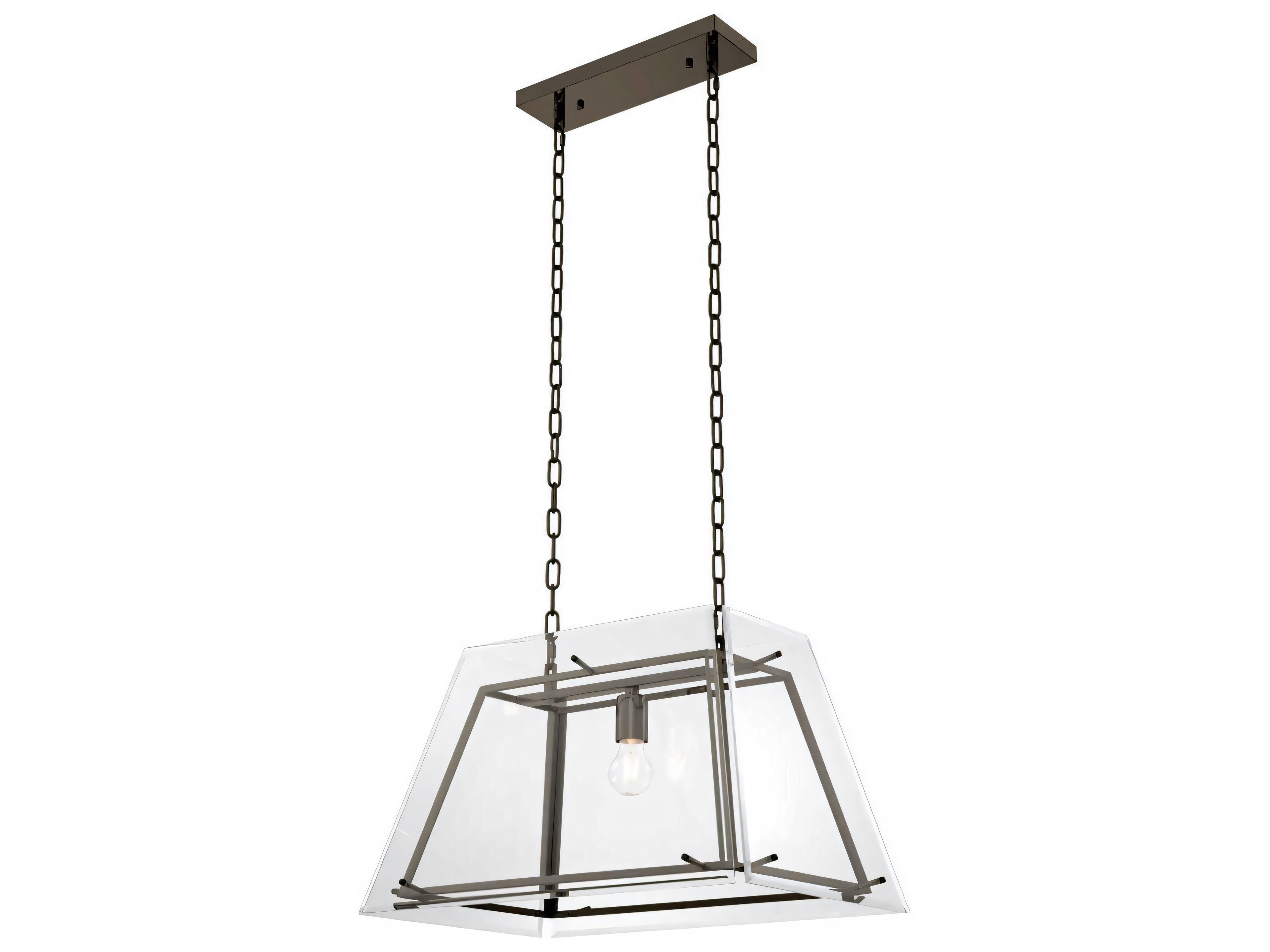 Eichholtz Azure S Bronze Bevelled Glass Chandelier