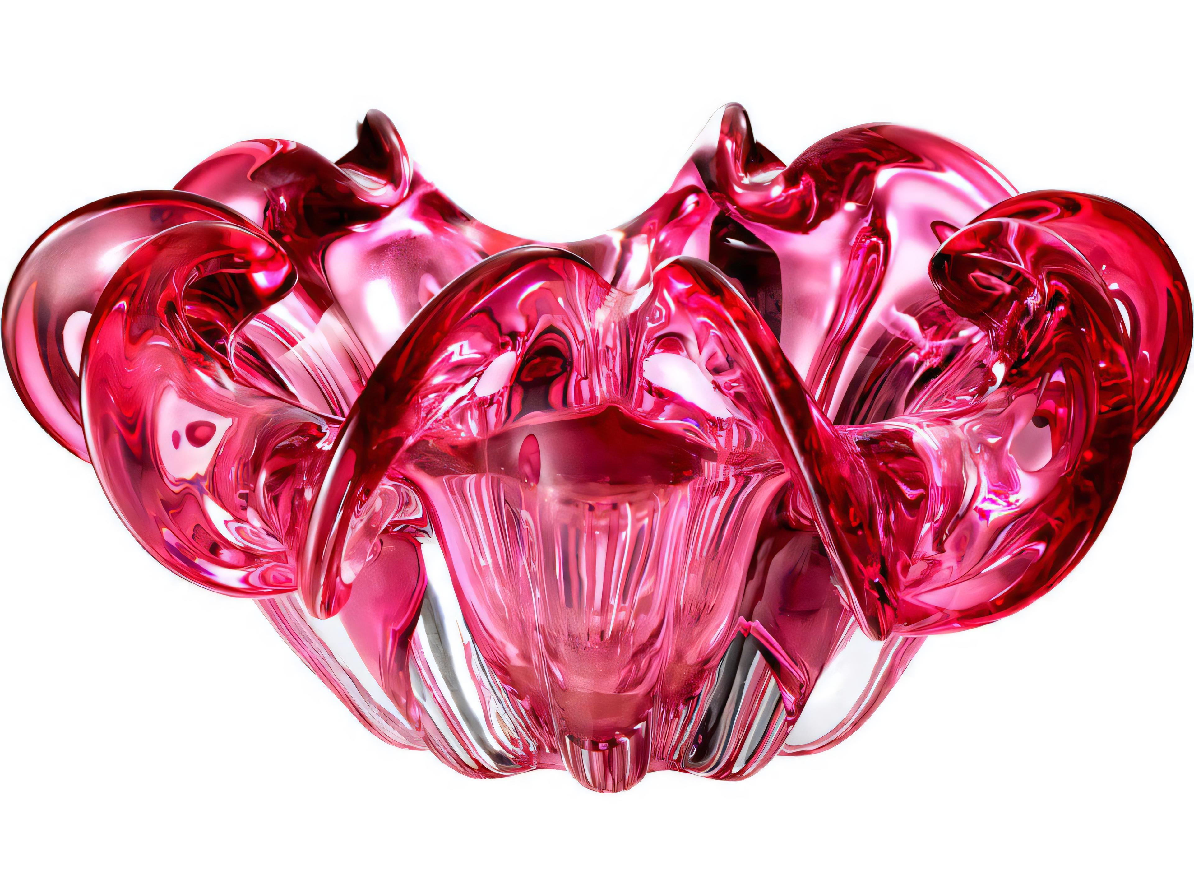 Eichholtz Triada Pink Glass Bowl
