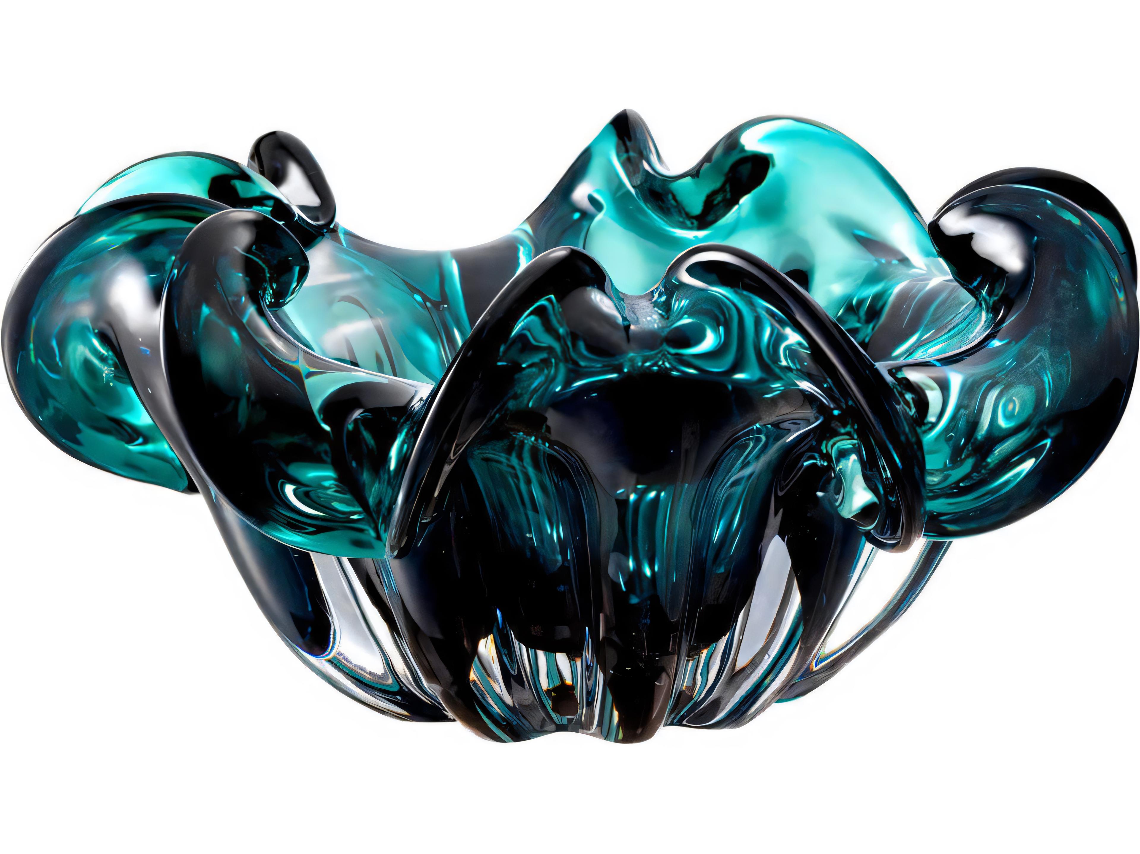 Eichholtz Triada Green Glass Bowl