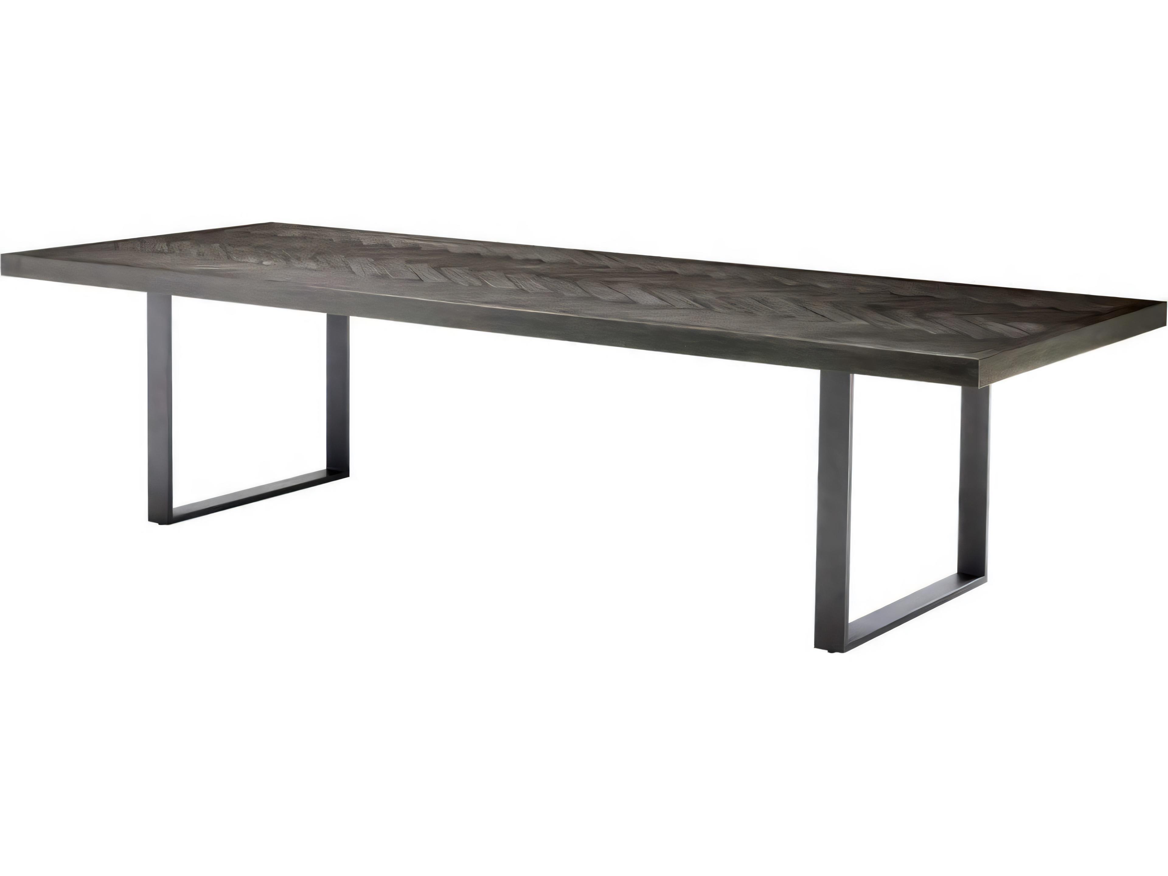 Eichholtz Melchior Charcoal Oak Veneer Cm Dining Table