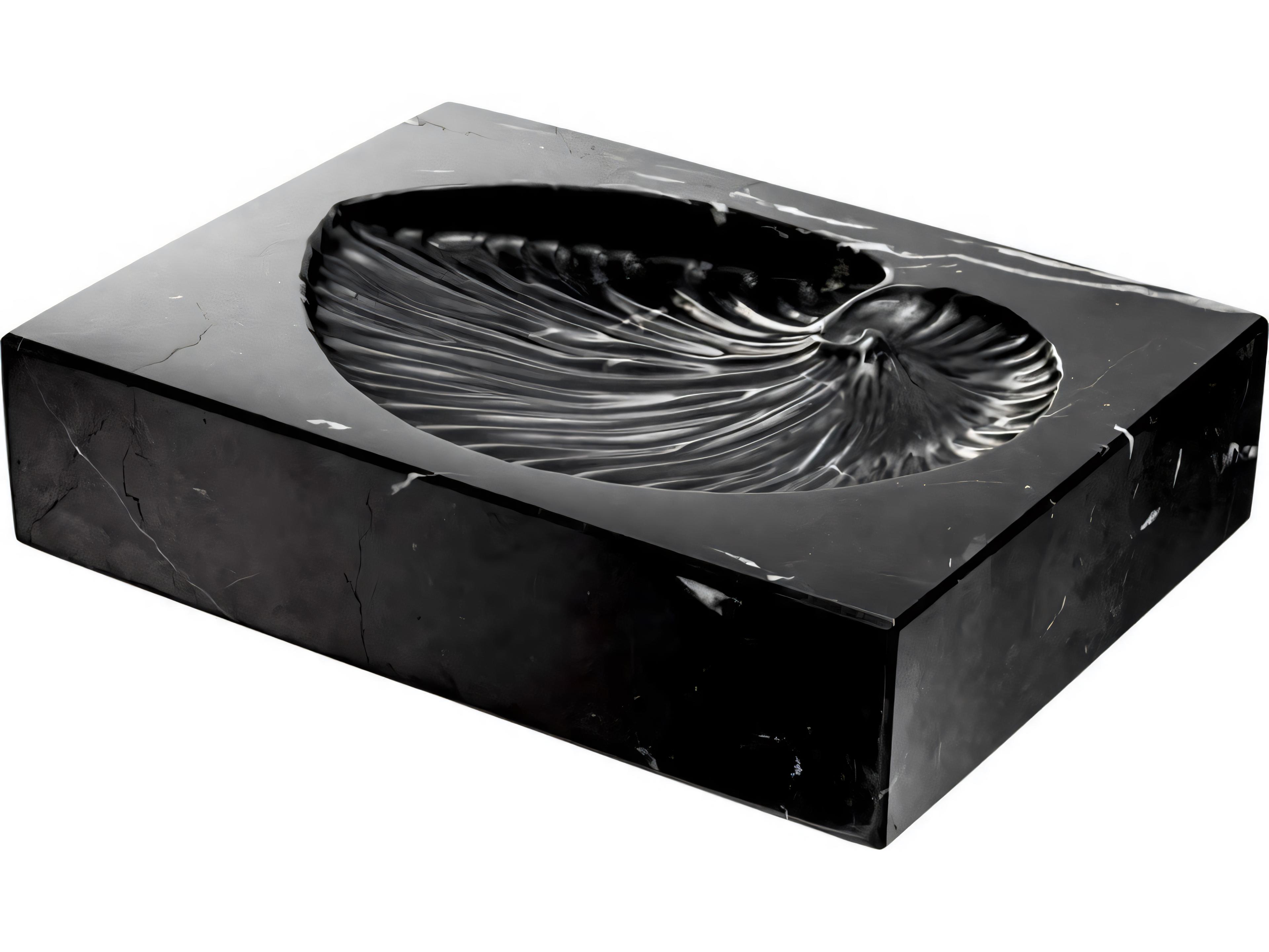 Eichholtz Conchiglia Black Marble Object