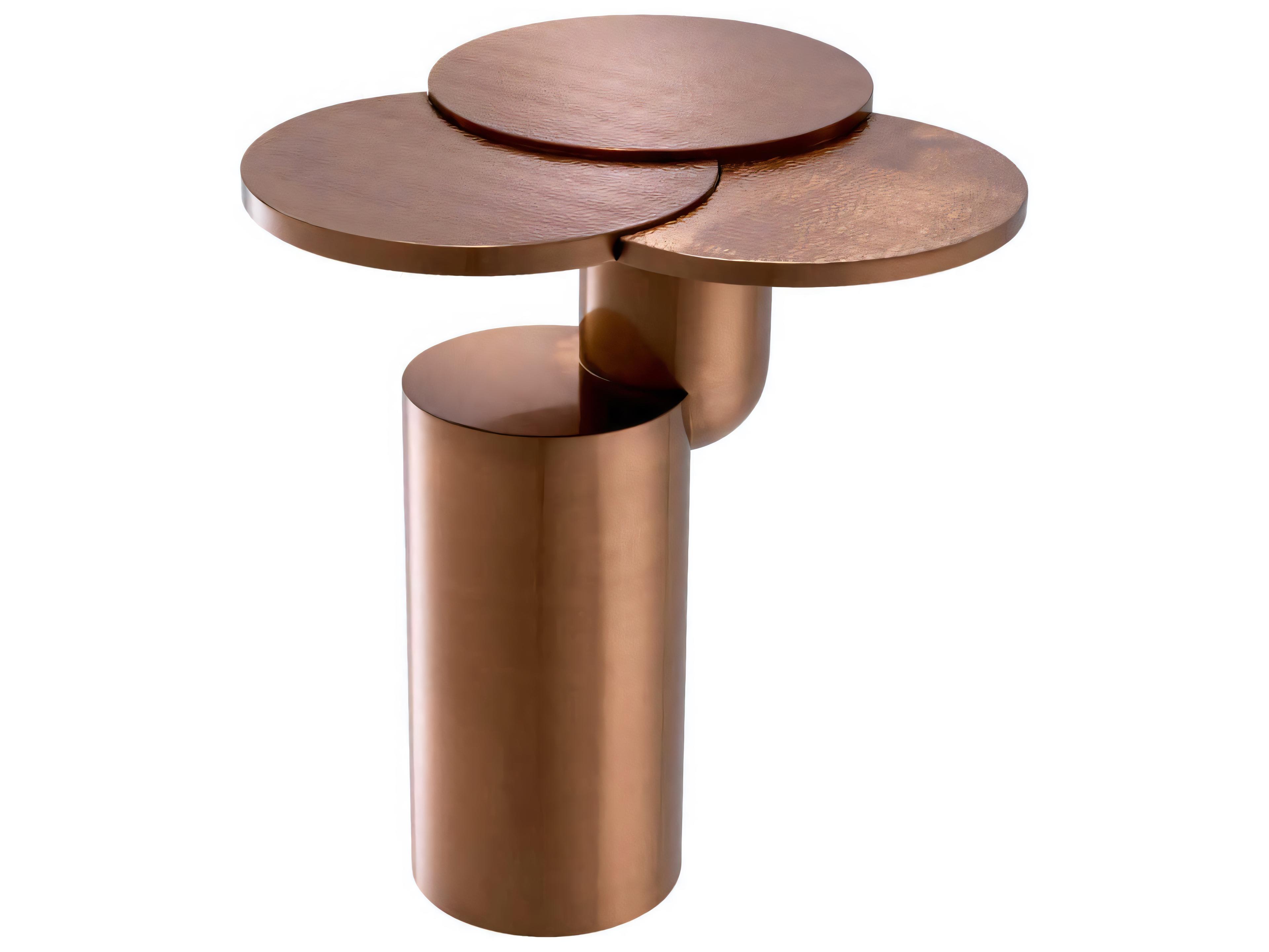 Eichholtz Armstrong Brushed Copper Side Table