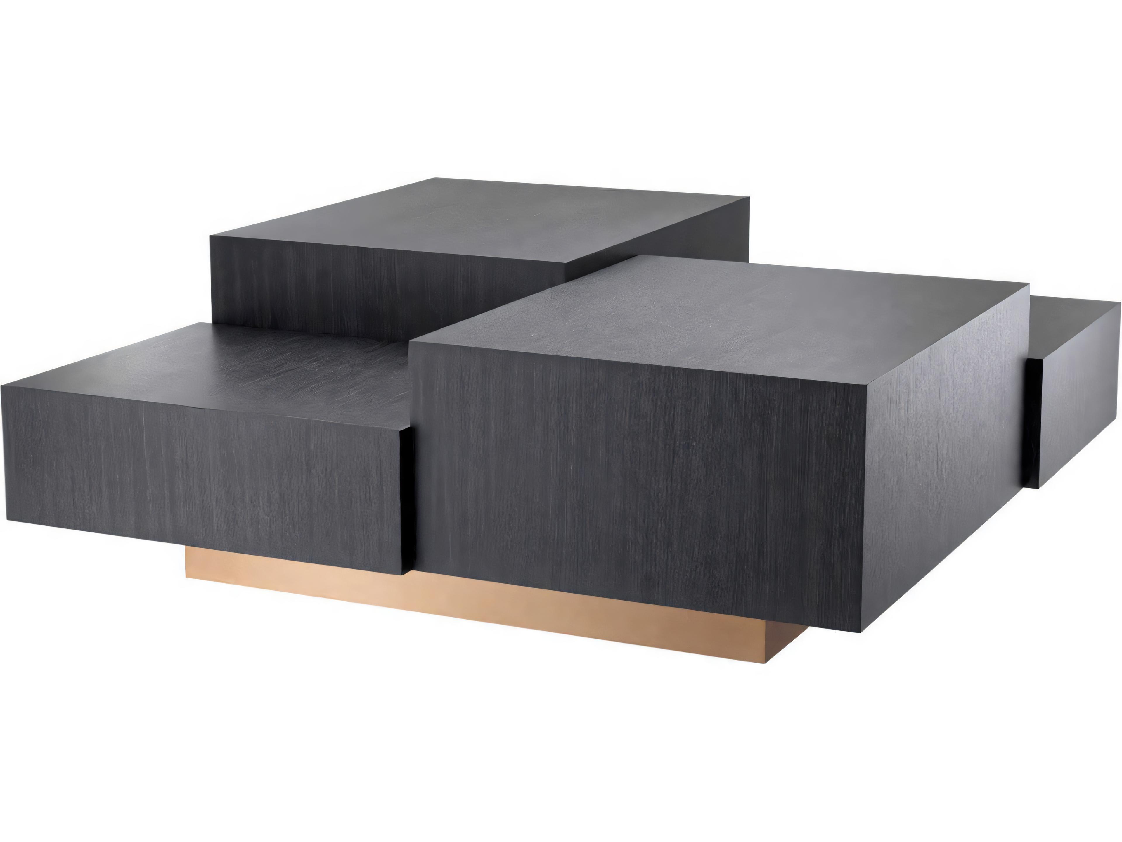 Eichholtz Nerone Charcoal Grey Oak Veneer Coffee Table