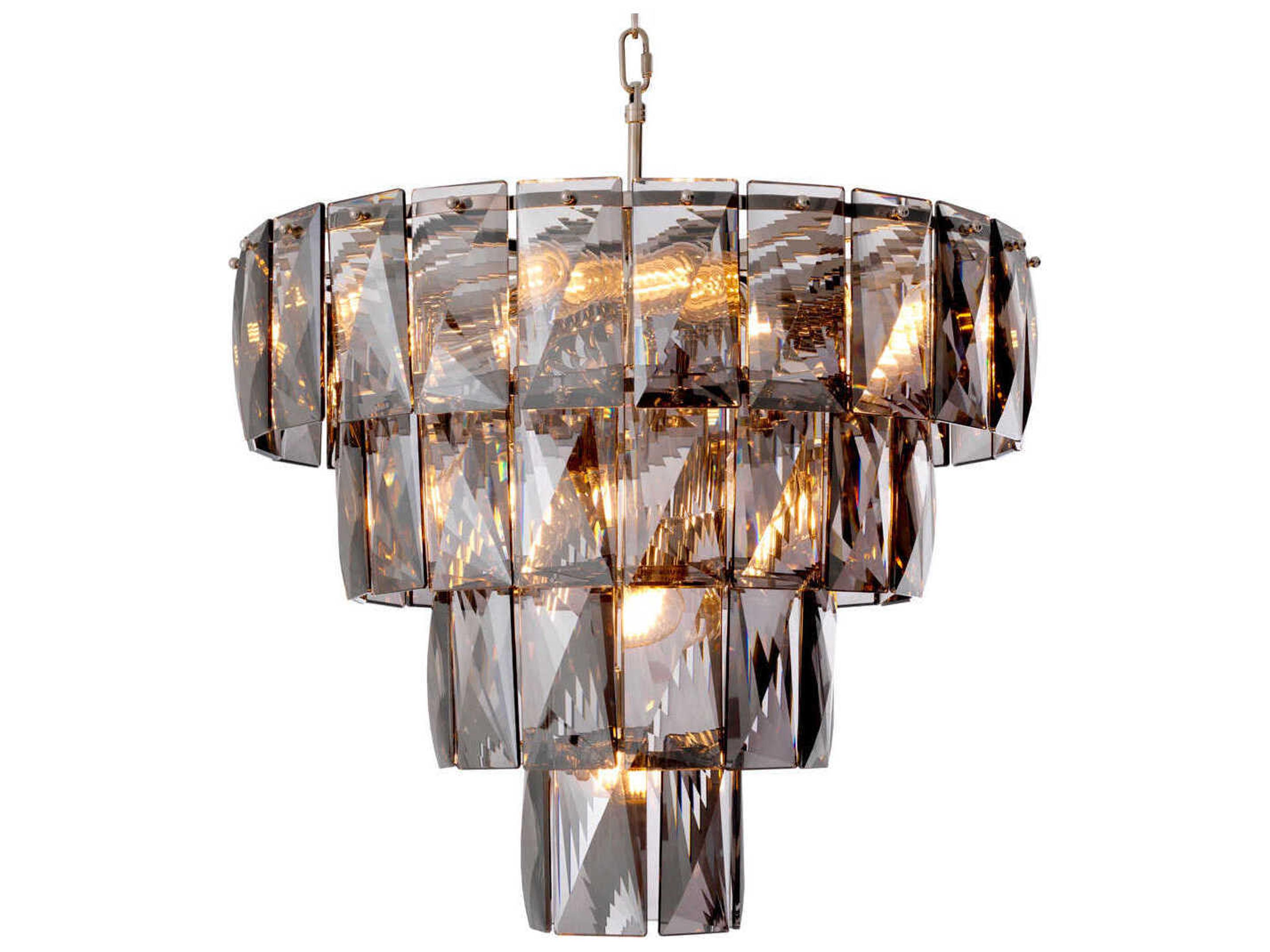 Eichholtz Amazone S Smoke Glass Chandelier